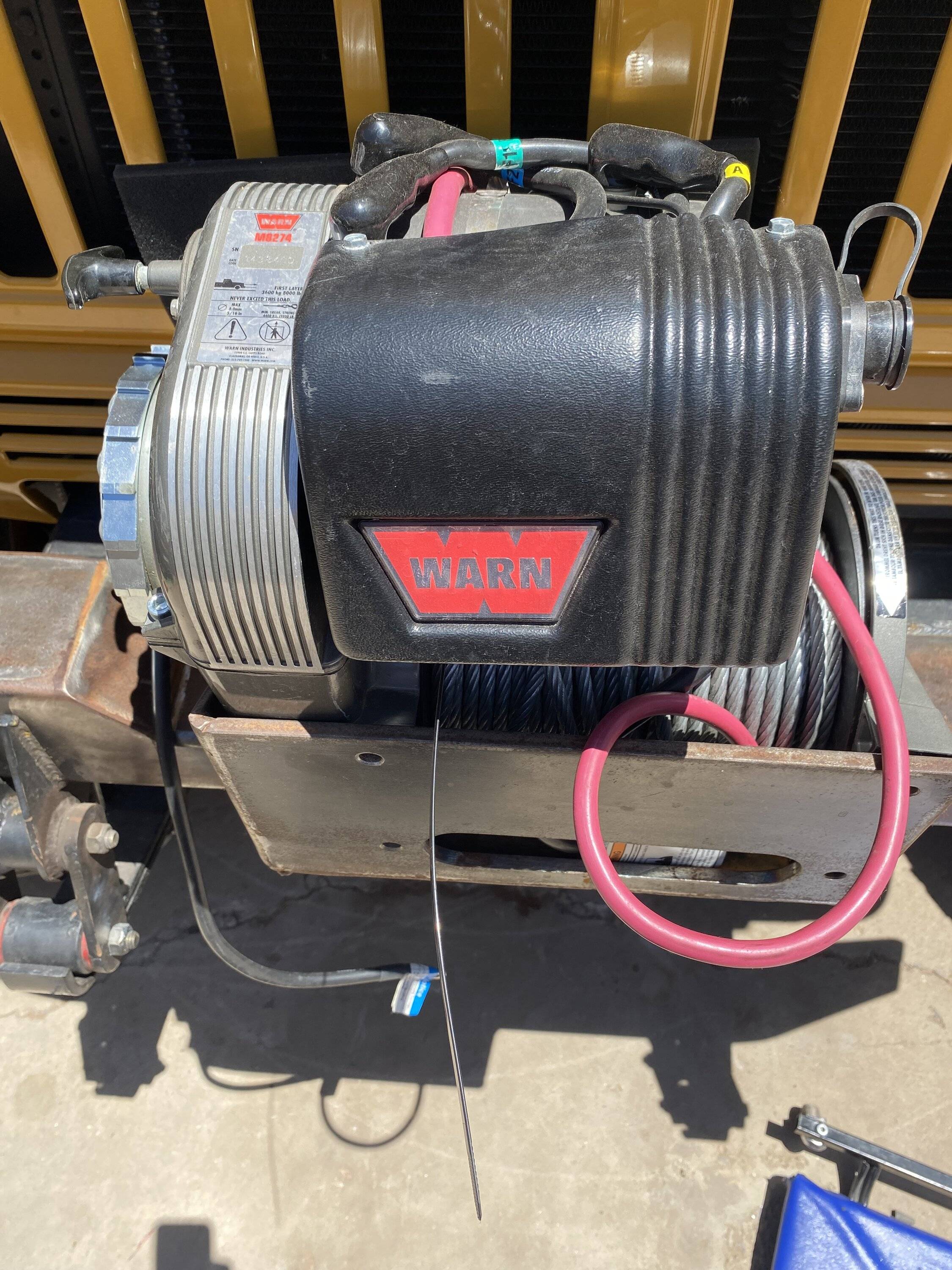 Jeep Gladiator Warn M8274 Winch IMG_8343
