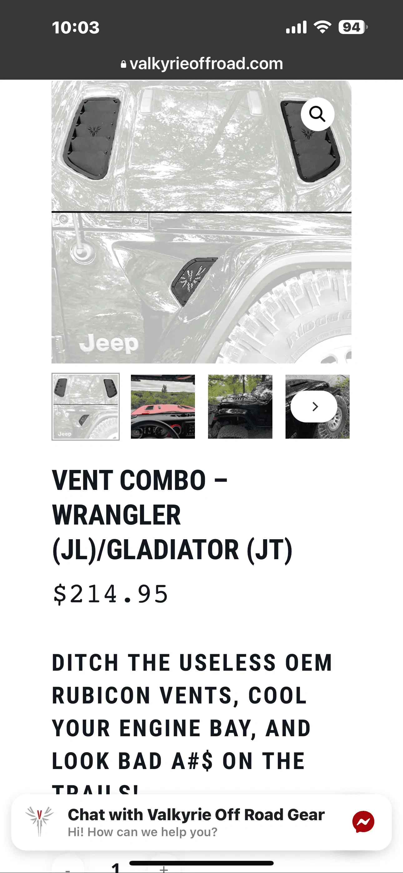 Jeep Gladiator Valkyrie off-road? Are they legitimate??? IMG_0033