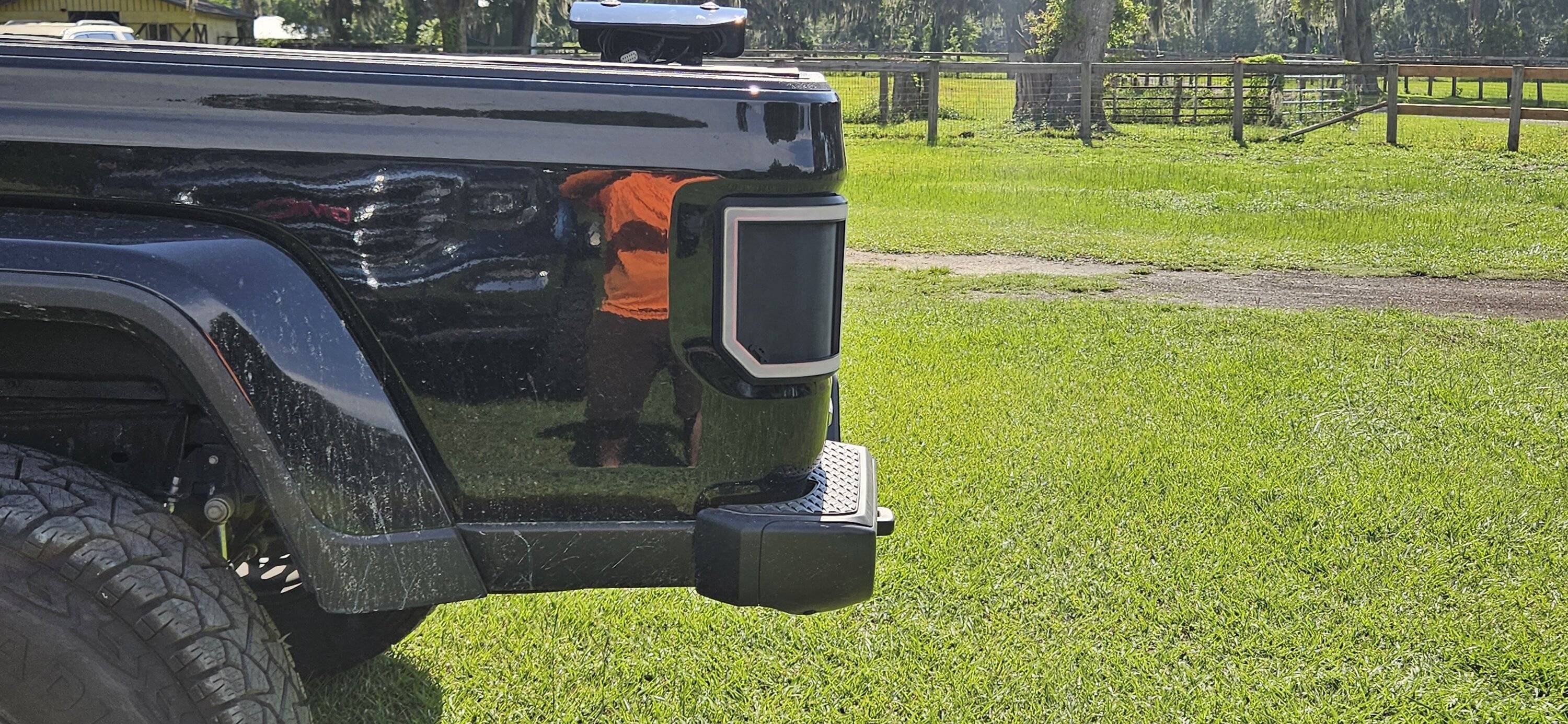 Jeep Gladiator Building my own flush tail lights light_side