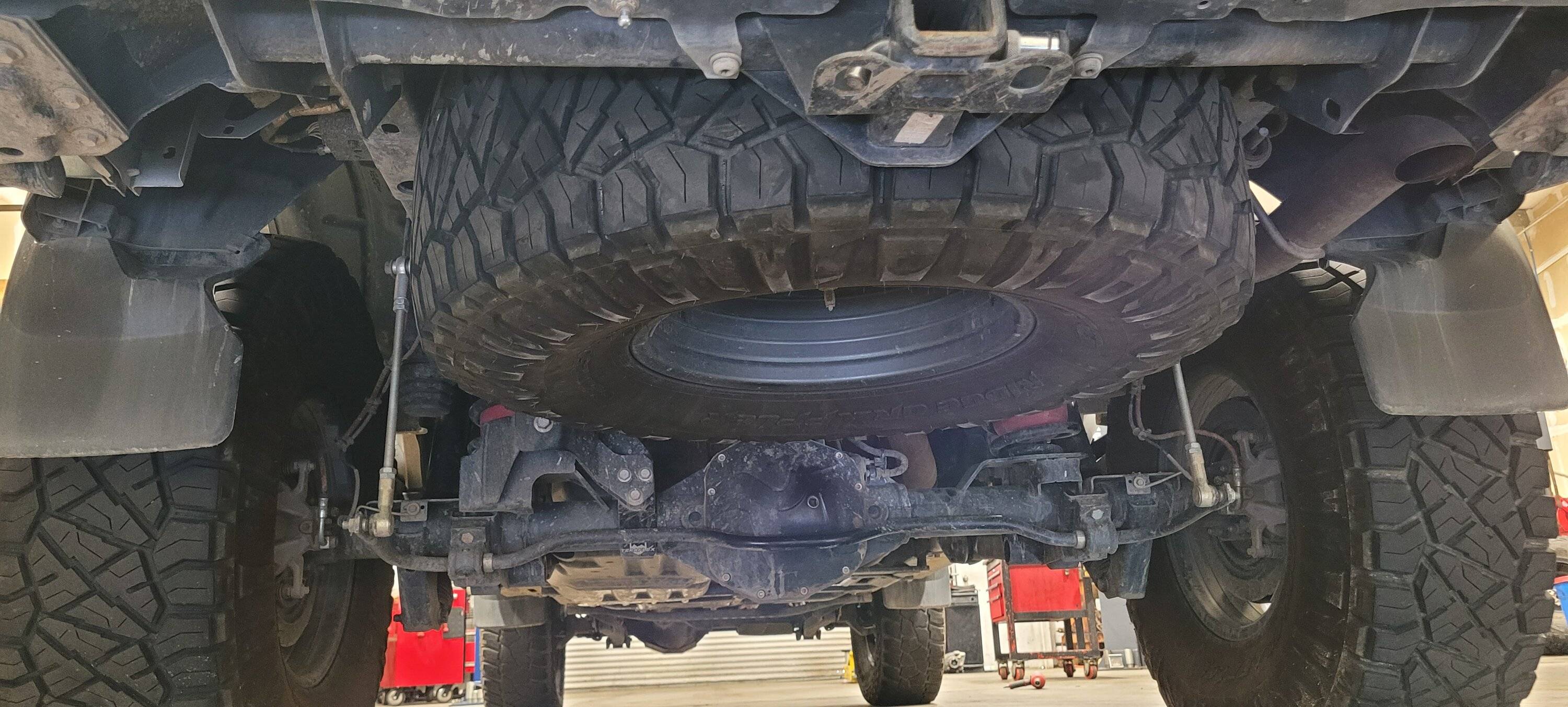 Jeep Gladiator Full sized 38" spare on Method wheel..... 20230613_155031