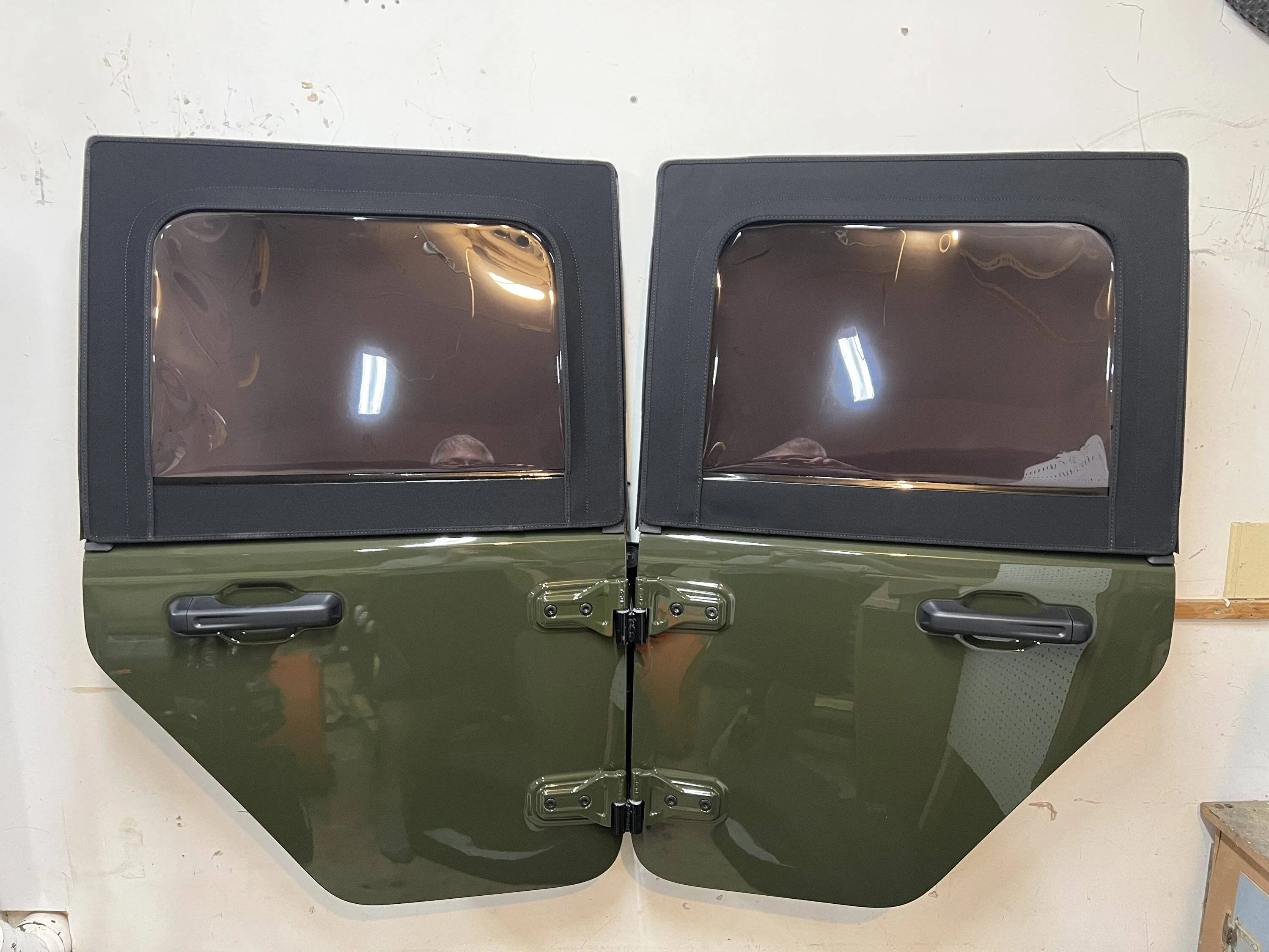 Jeep Gladiator Sarge Green Half Doors for Sale or Trade for Sting Grey IMG_8240