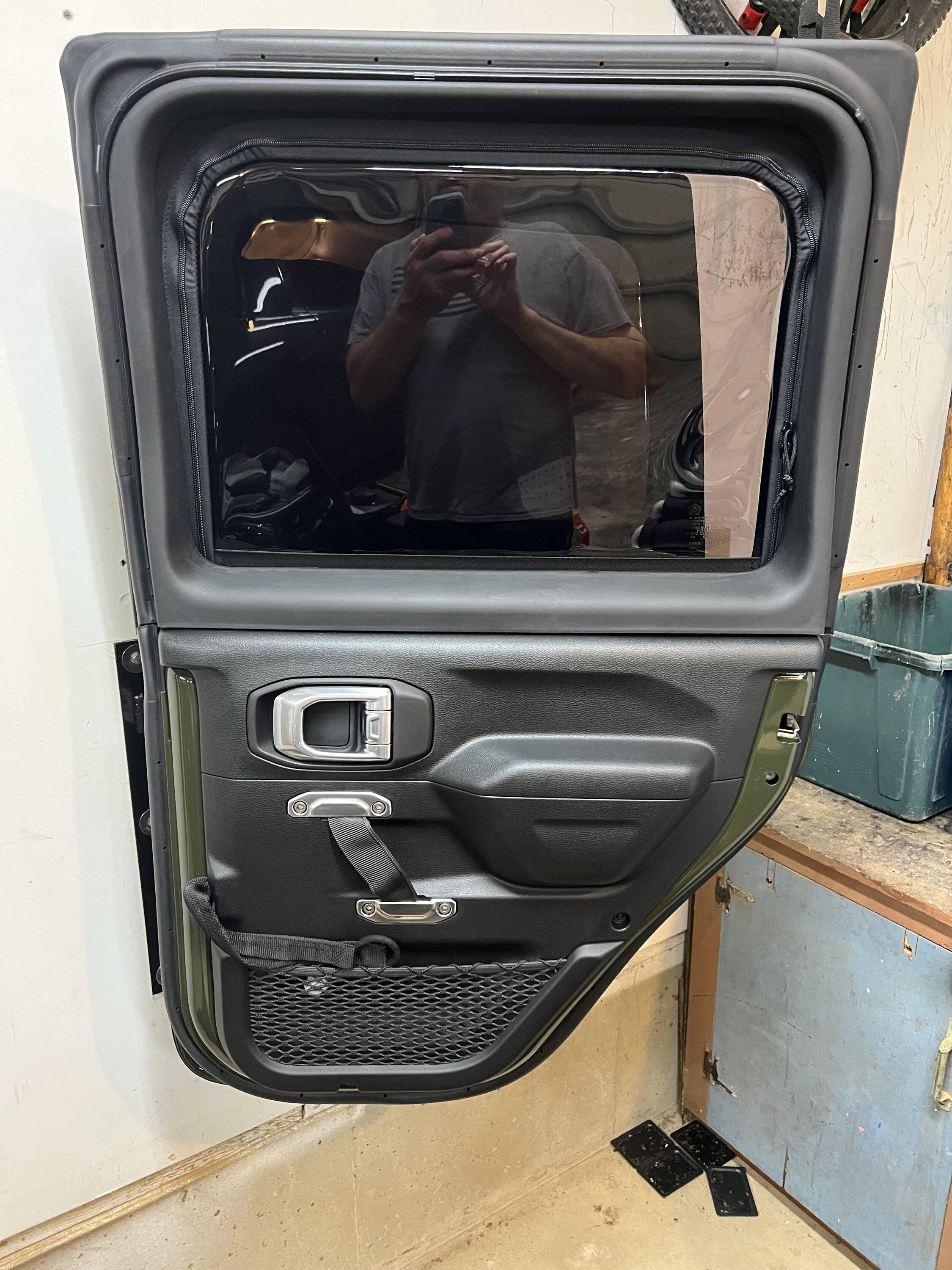 Jeep Gladiator Sarge Green Half Doors for Sale or Trade for Sting Grey IMG_8241