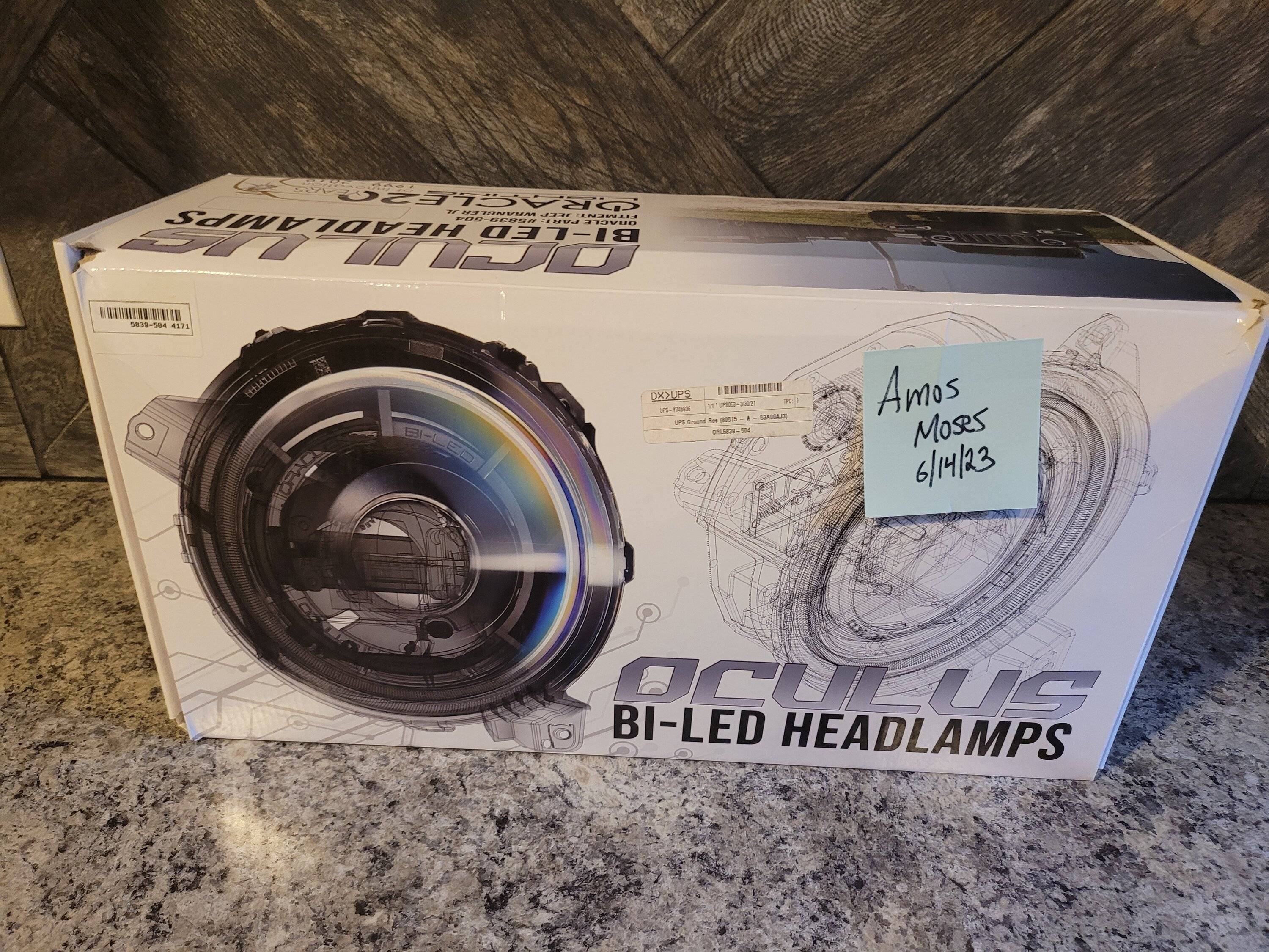 Jeep Gladiator Oculus LED headlights $250 20230614_164350