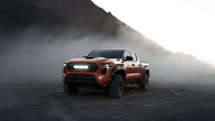 Jeep Gladiator 2024 Tacoma TRD New Color "Terra" 2024_toyota_tacoma_trd_pro_terra_color_toyota_teaser