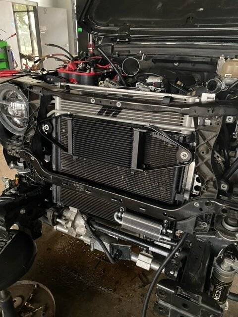 Jeep Gladiator Bruiser Conversions LX3 6.6L being installed in Odin IMG_2572.JPEG