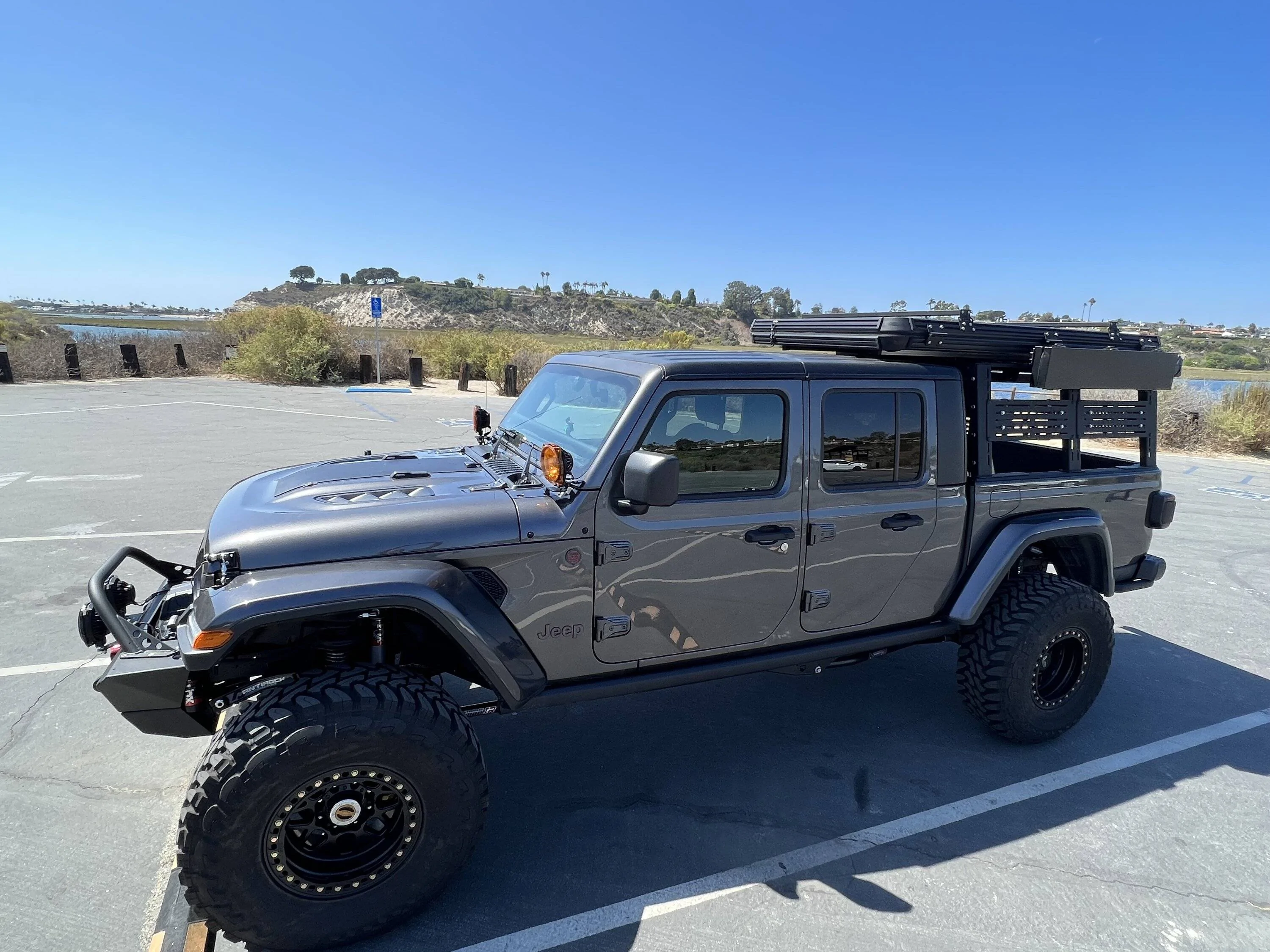 Jeep Gladiator For sale Rebel Offroad Xplor bed rack full size with extras $600.00. Located in Los Angeles IMG_1105