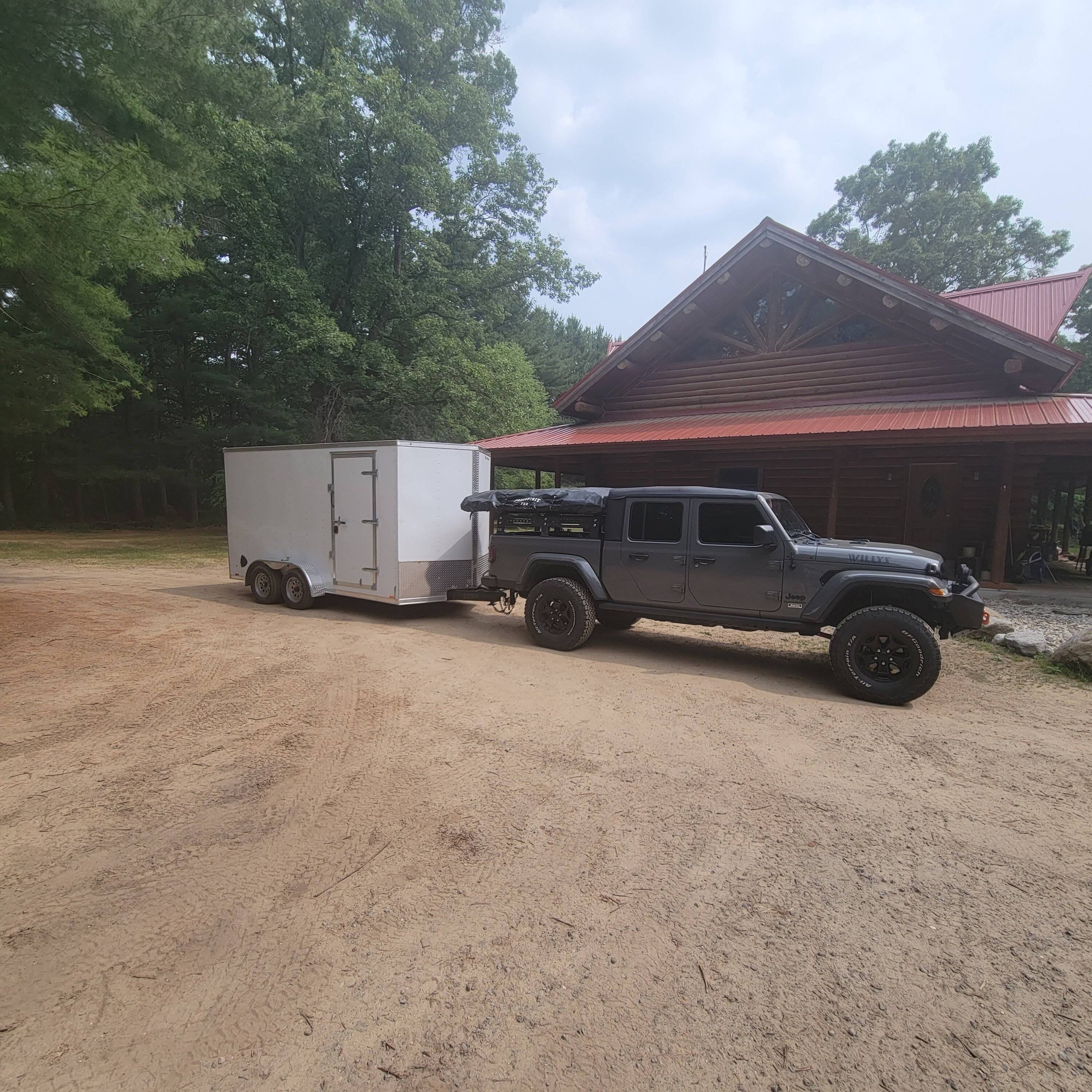 Jeep Gladiator First real tow with the manual.....not good 20230618_160110