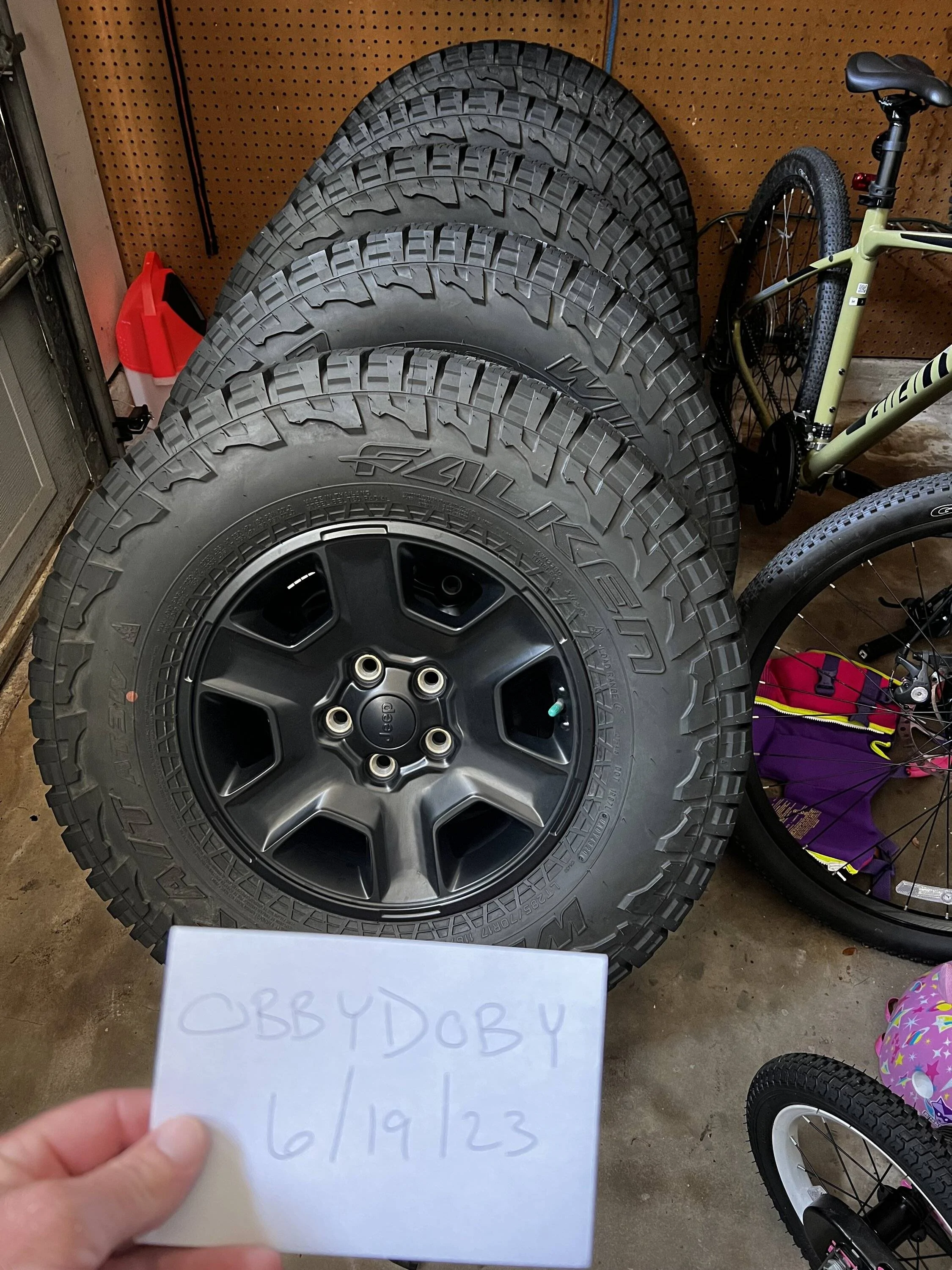 Jeep Gladiator Set of 5 Like New Mojave Wheels/Tires - $1000 OBO IMG-4161