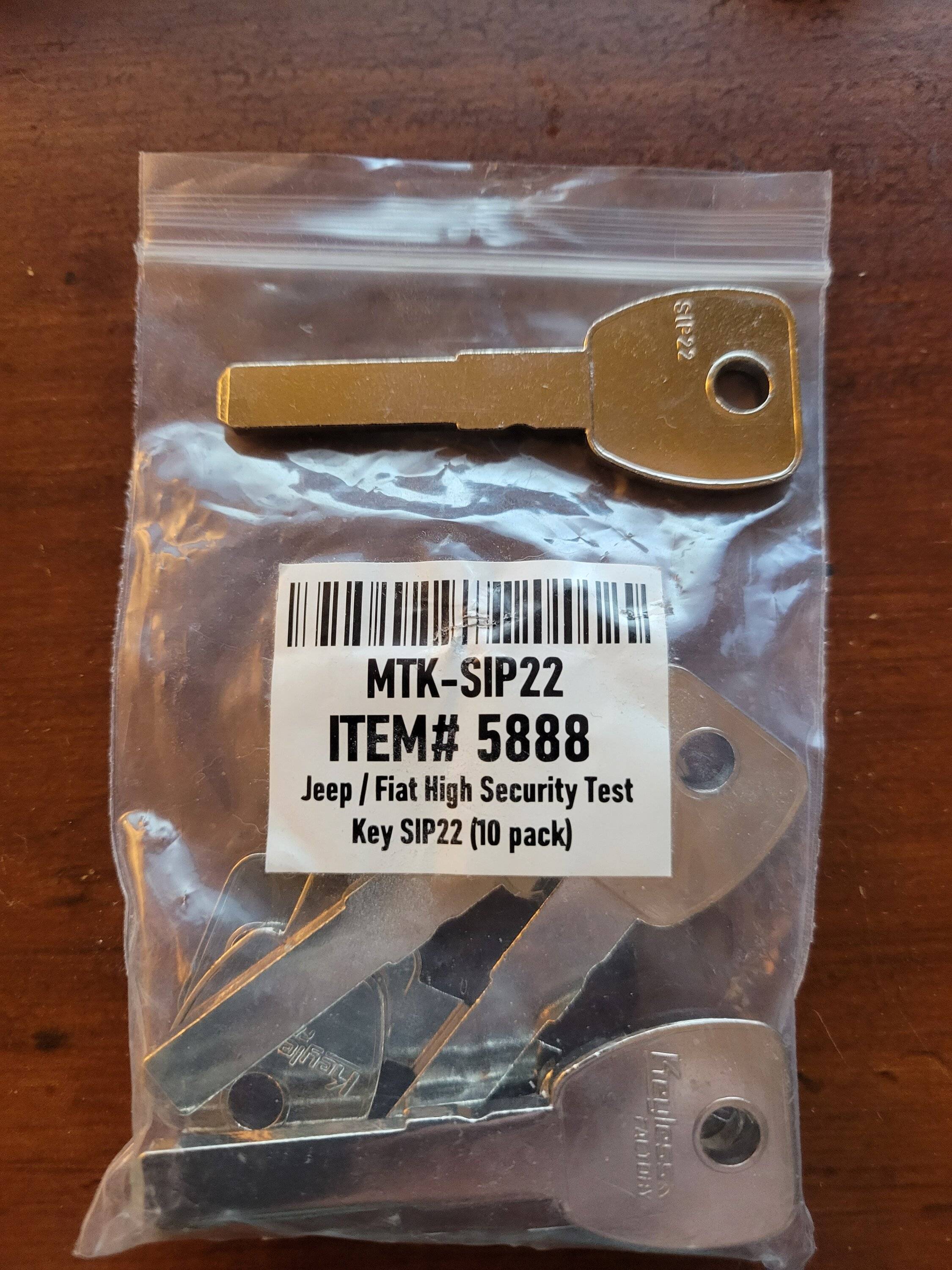 Jeep Gladiator 2022 Blade Door Key! 20230619_181700