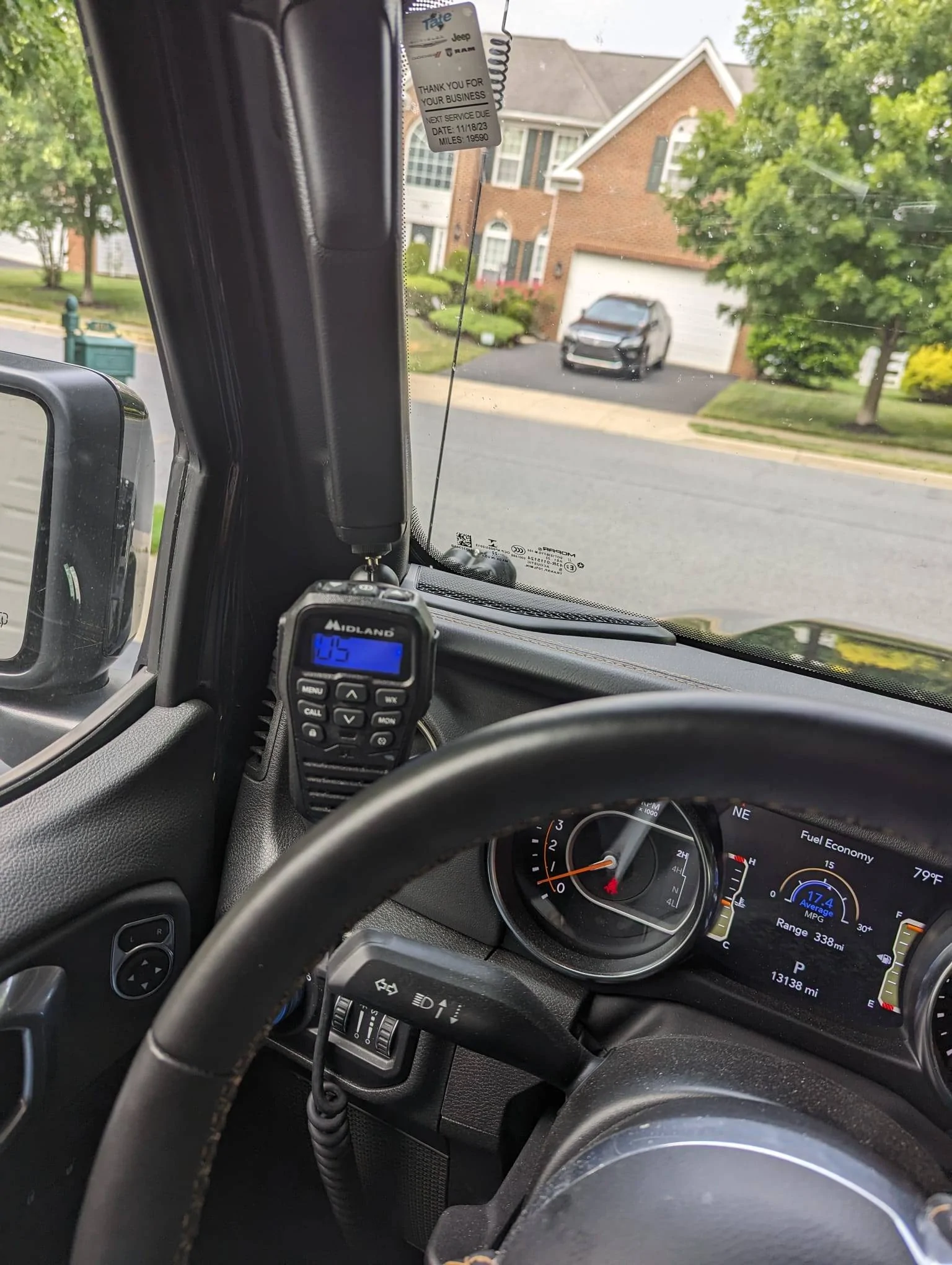 Jeep Gladiator Ham and GMRS in the Gladiator IMG-20230617-WA0006