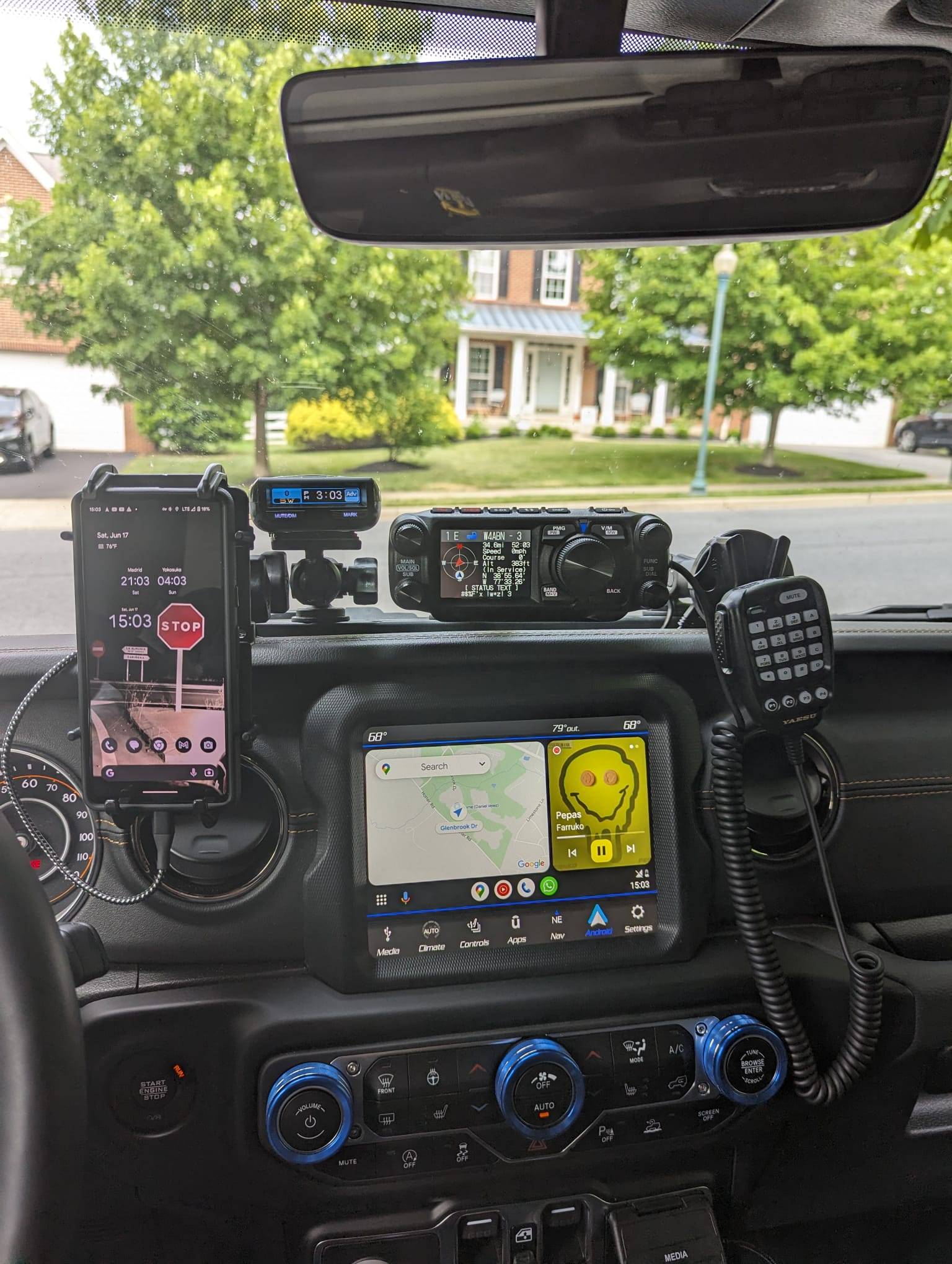 Jeep Gladiator Ham and GMRS in the Gladiator IMG-20230617-WA0007