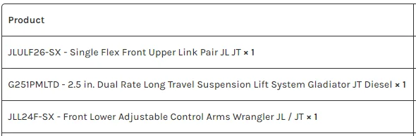 Jeep Gladiator Lift kit for dummy’s 1687290371026