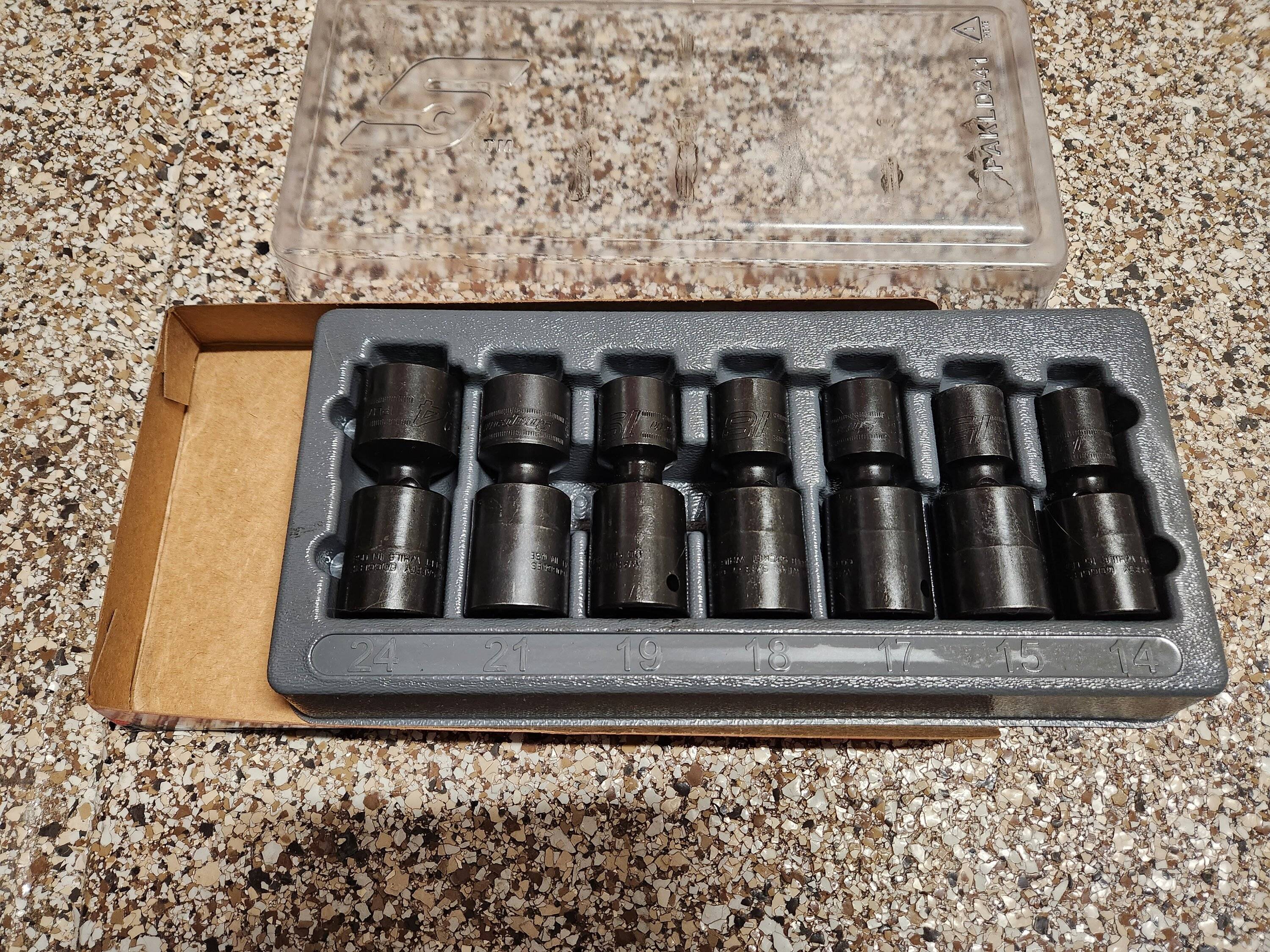 Jeep Gladiator Snap-On 7pc 1/2" Drive 6-Pt Metric Impact Swivel Socket Set (14,15,17–21&24 mm) - BRAND NEW - $400 shipped 20230620_125813