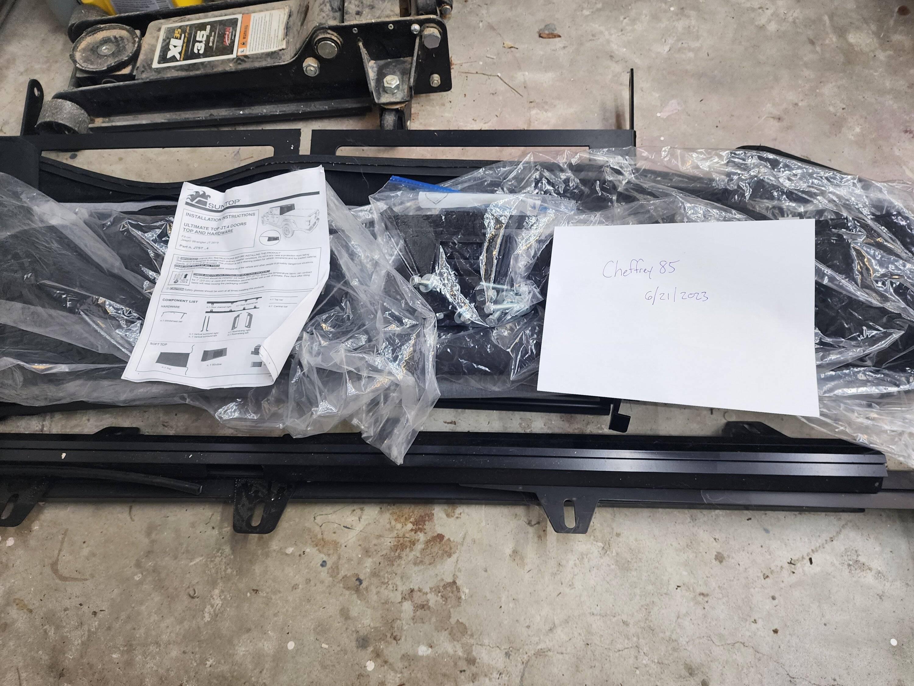 Jeep Gladiator Suntop Soft Top - $400 20230621_144546