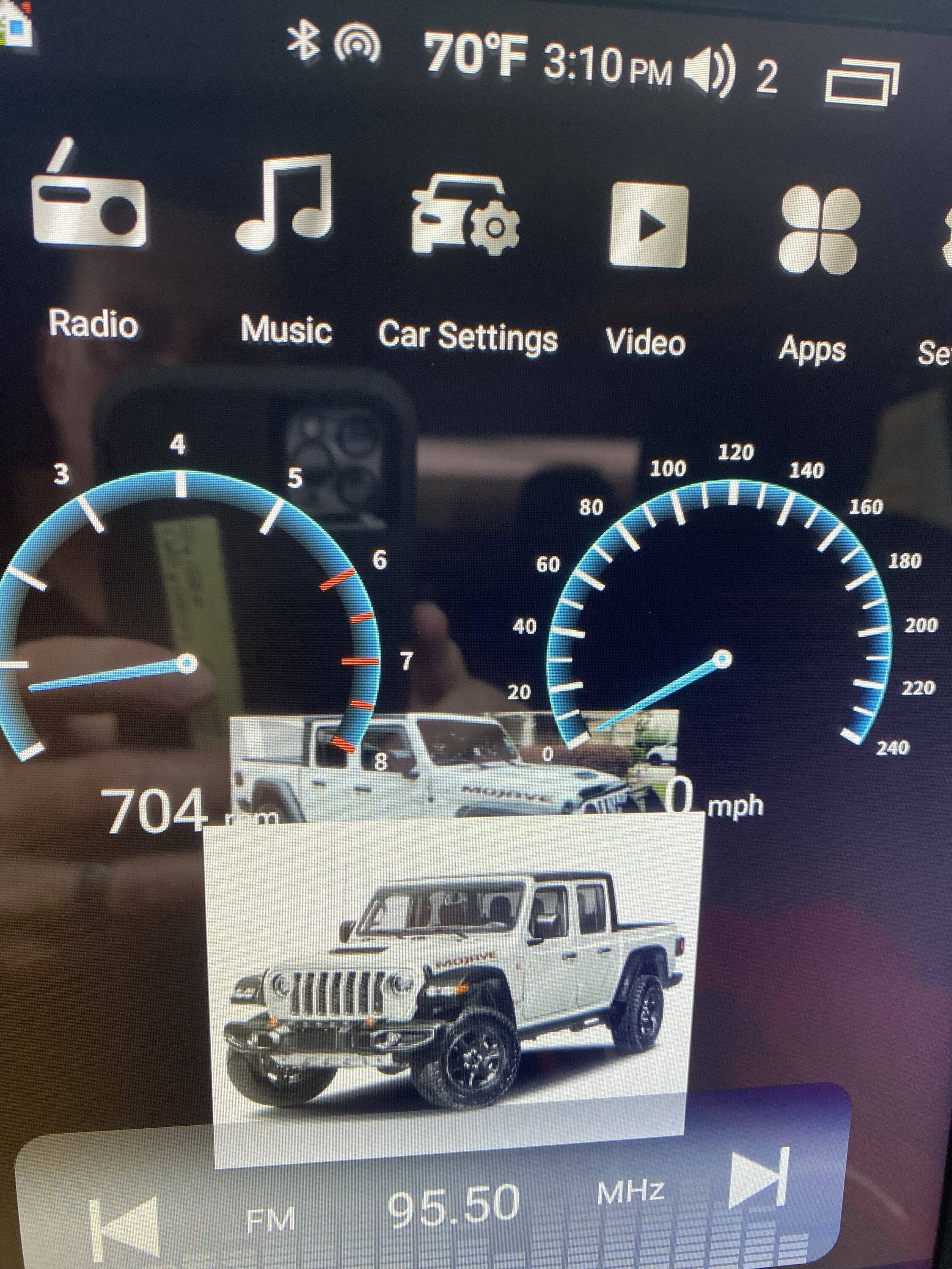 Jeep Gladiator Phoenix Android Radio 7862 model. IMG_4963