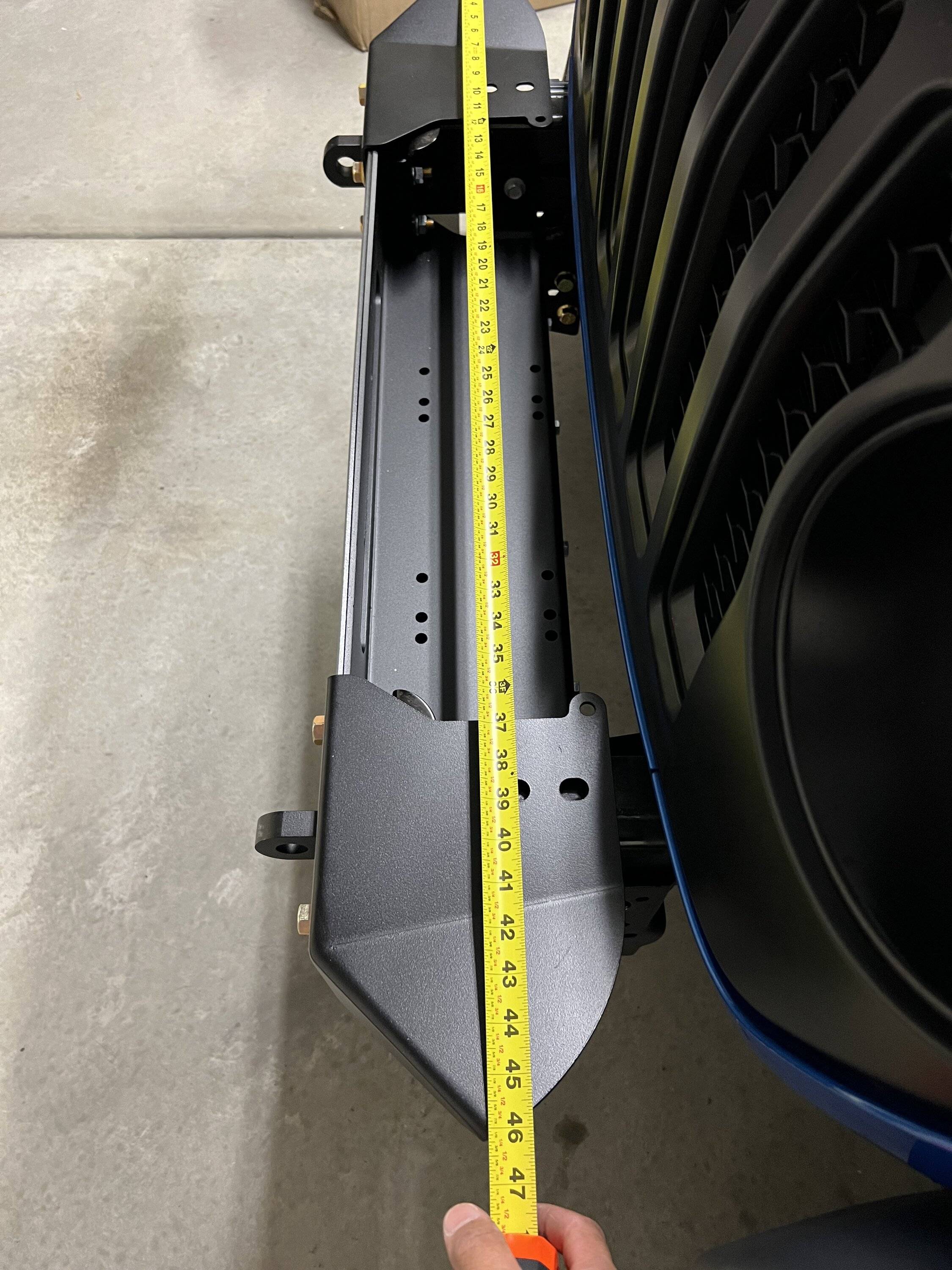 Jeep Gladiator Metalcloak front stubby bumper installed IMG_4355