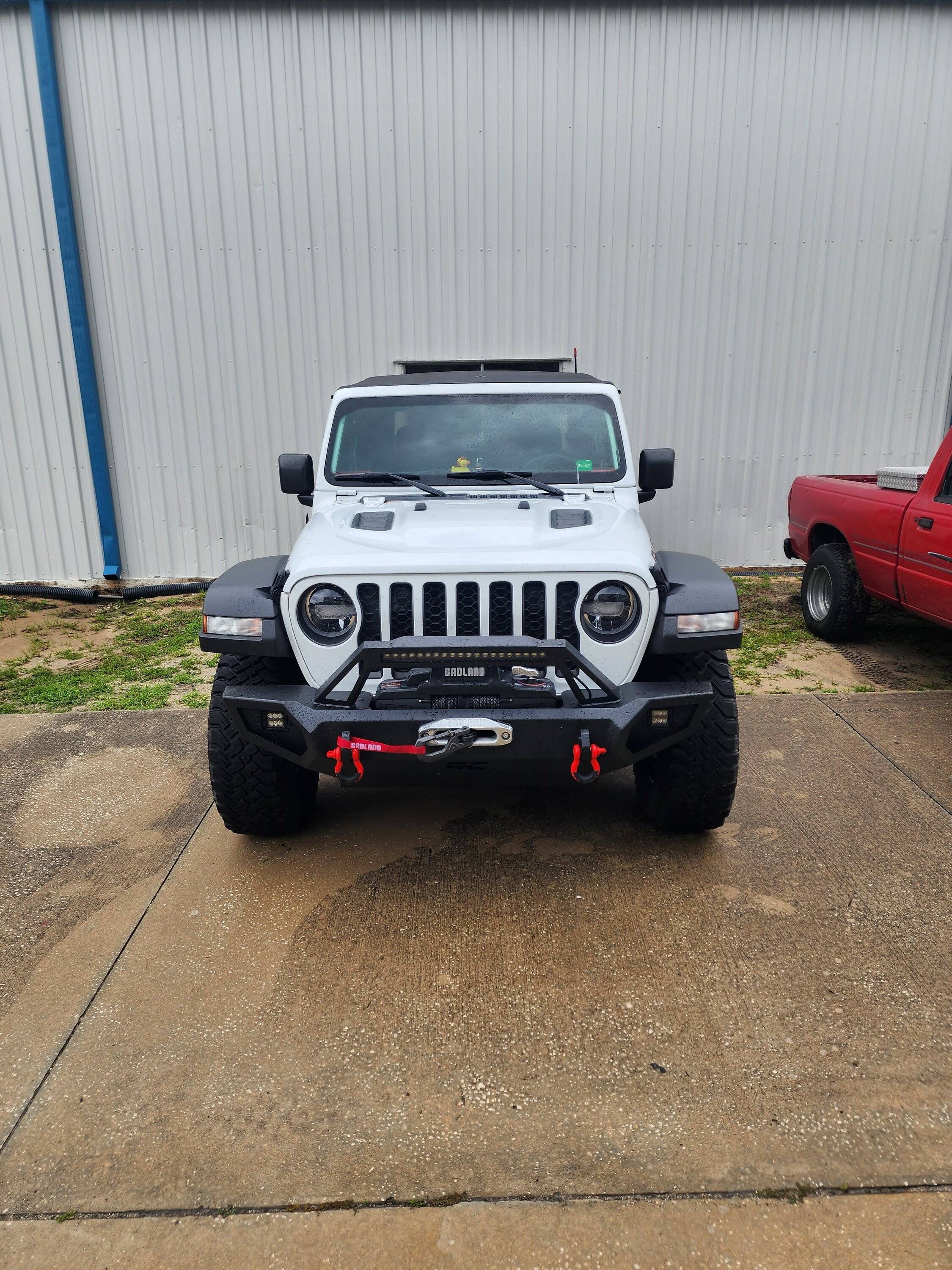 Jeep Gladiator Aftermarke LED foglights wiring to factory harness. 20230623_084331