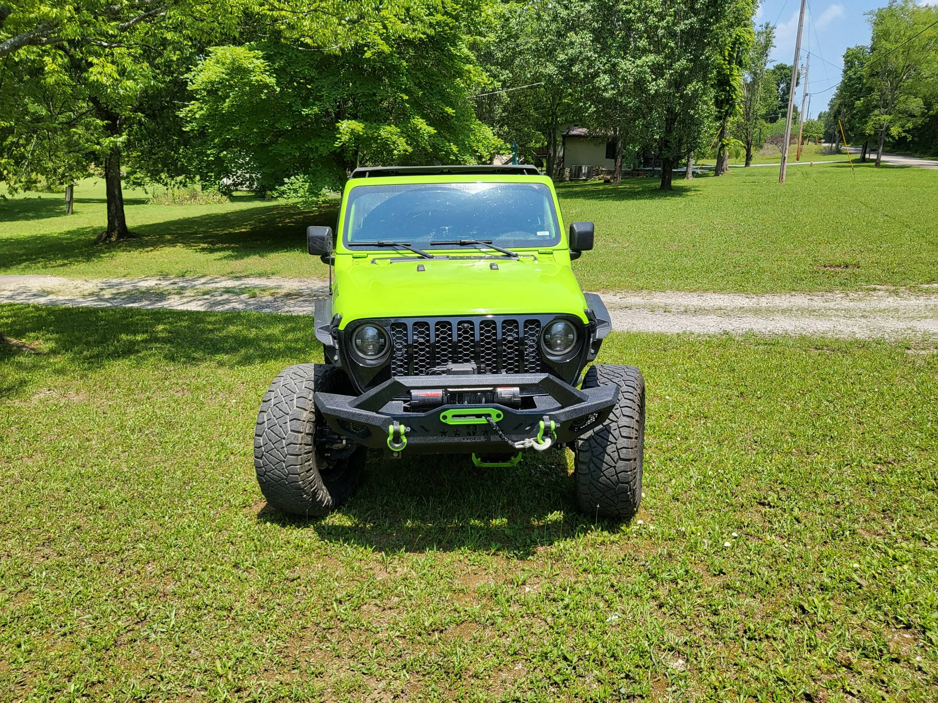 Jeep Gladiator Rugged Ridge Max Terrain Fenders Got Whacked Today 20230624_121646