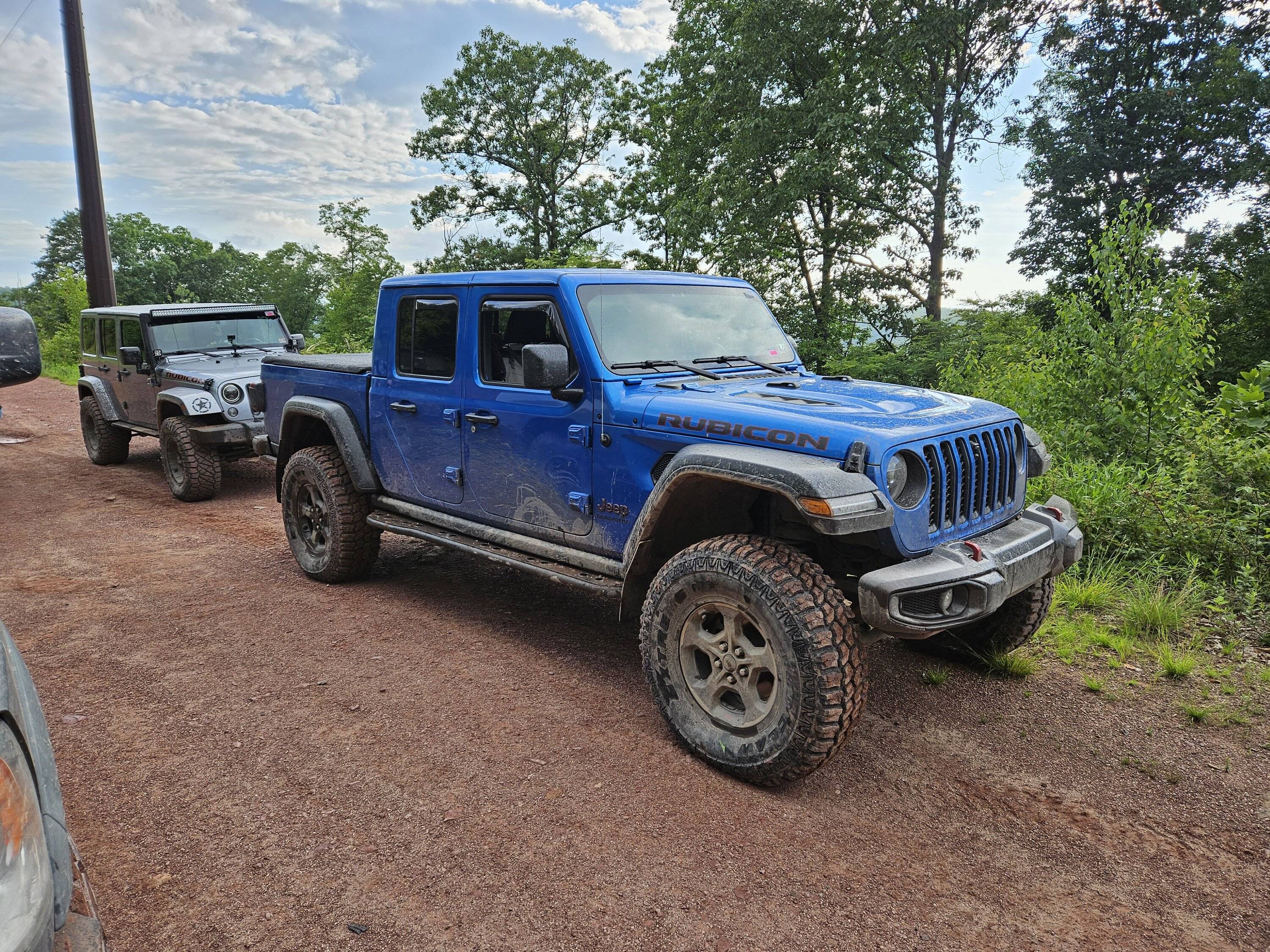 Jeep Gladiator Rausch Creek in February 2023 20230624_184053