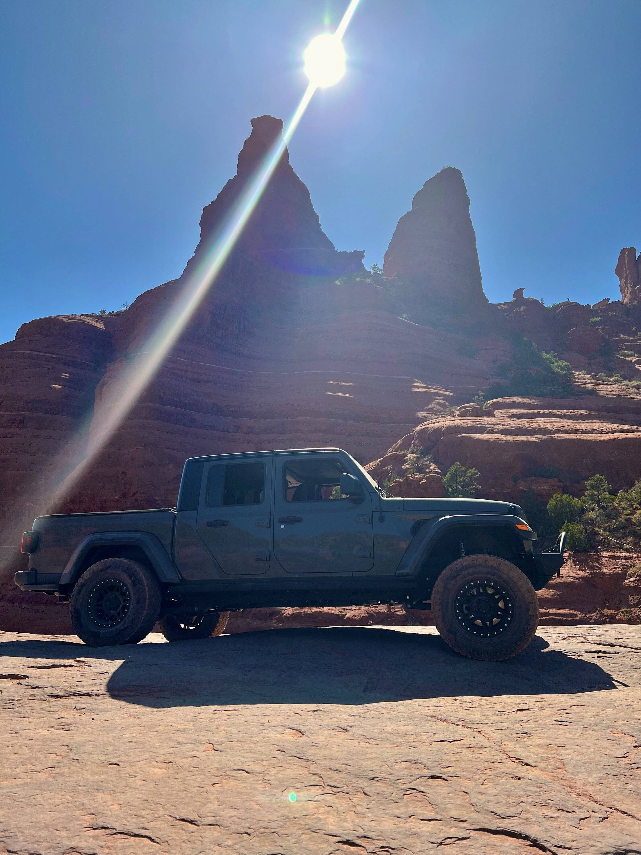 Jeep Gladiator Method Wheels showoff your setup sedona side shot