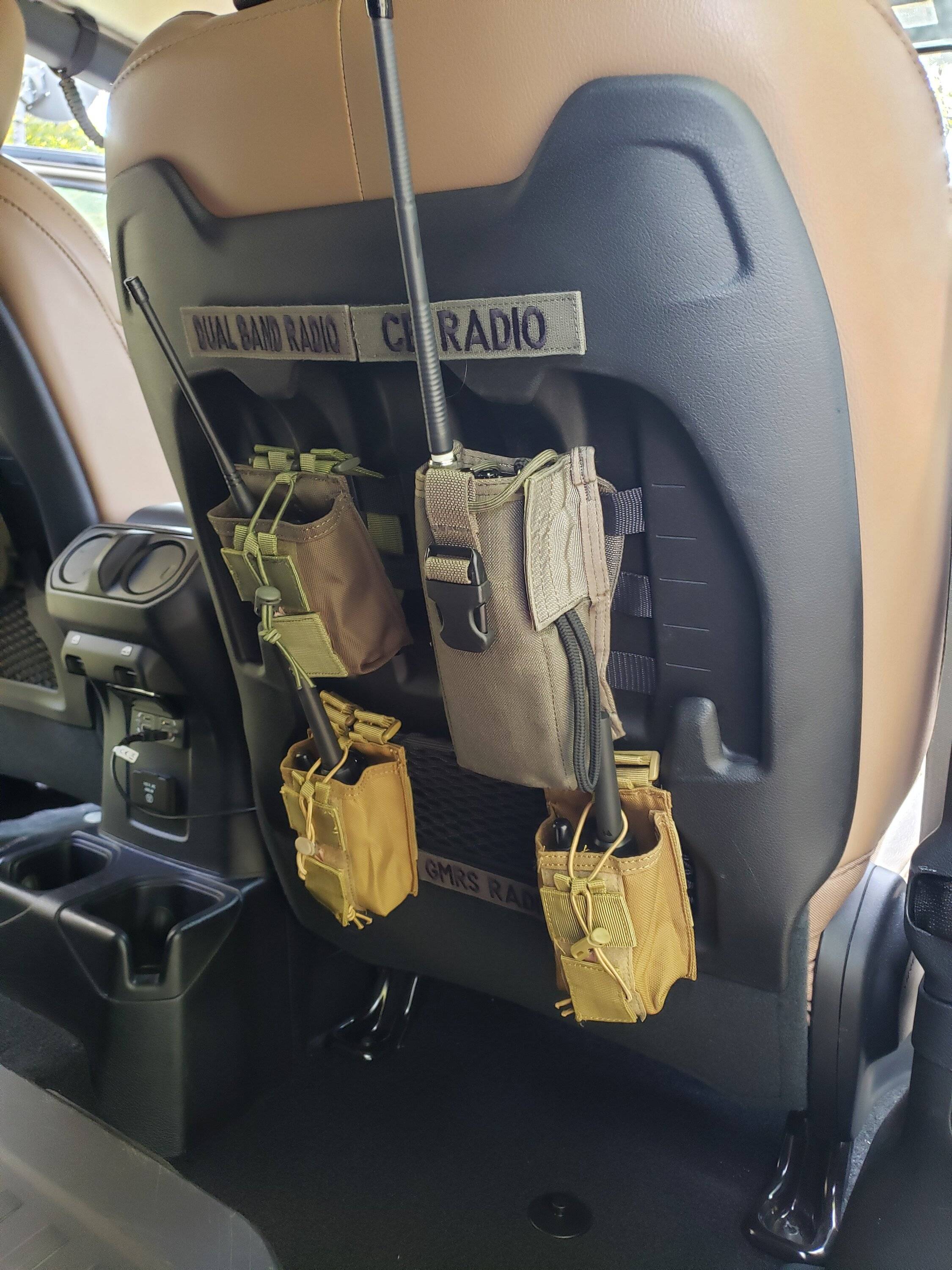 Jeep Gladiator Ham and GMRS in the Gladiator 20201018_163408