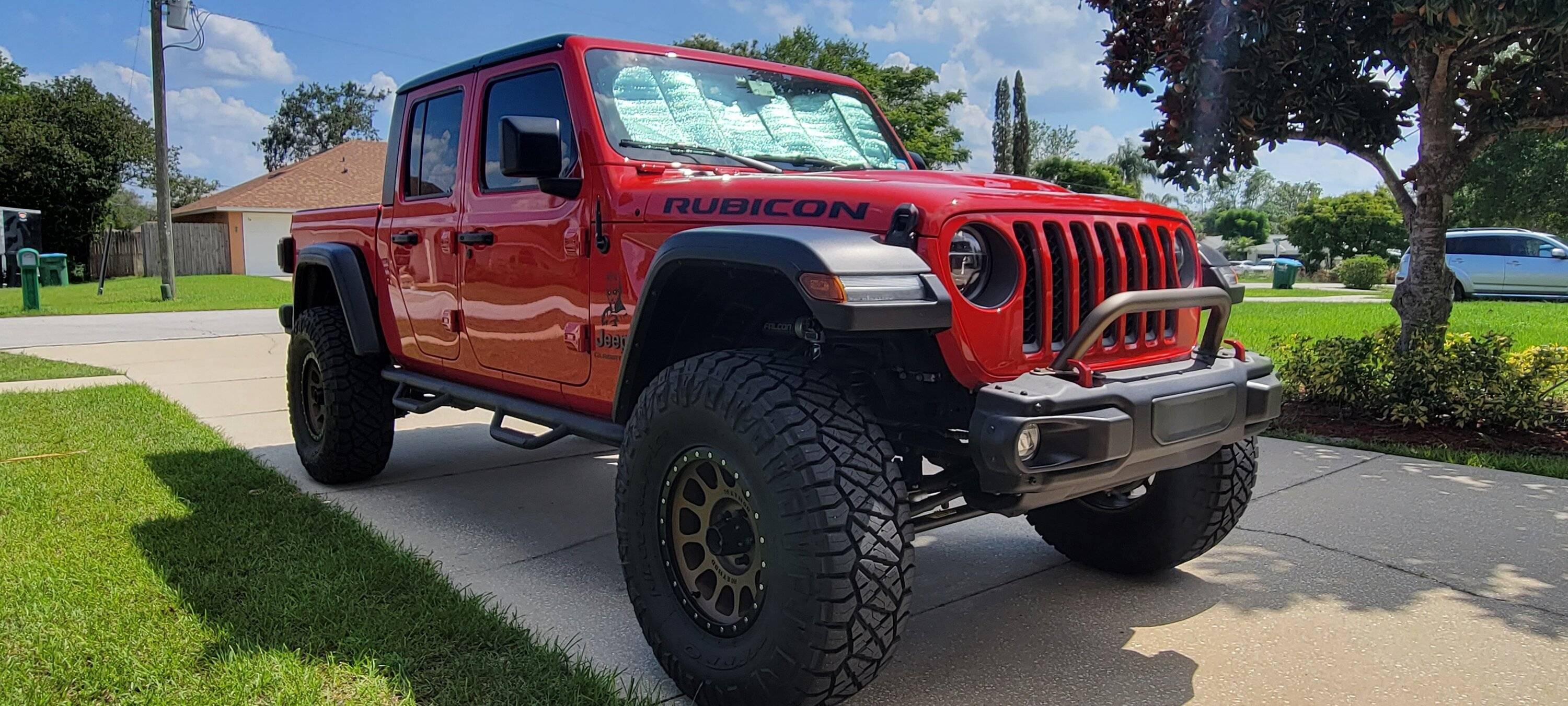 Jeep Gladiator WILDTACO's 23' Sarge Green Rubicon Diesel Build Journal bronze