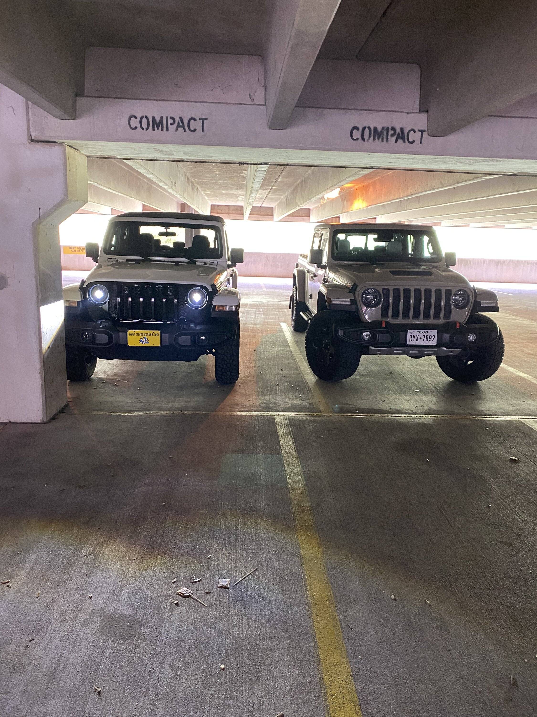 Jeep Gladiator Curious on getting new headlights with Halos. Thoughts? IMG_0327