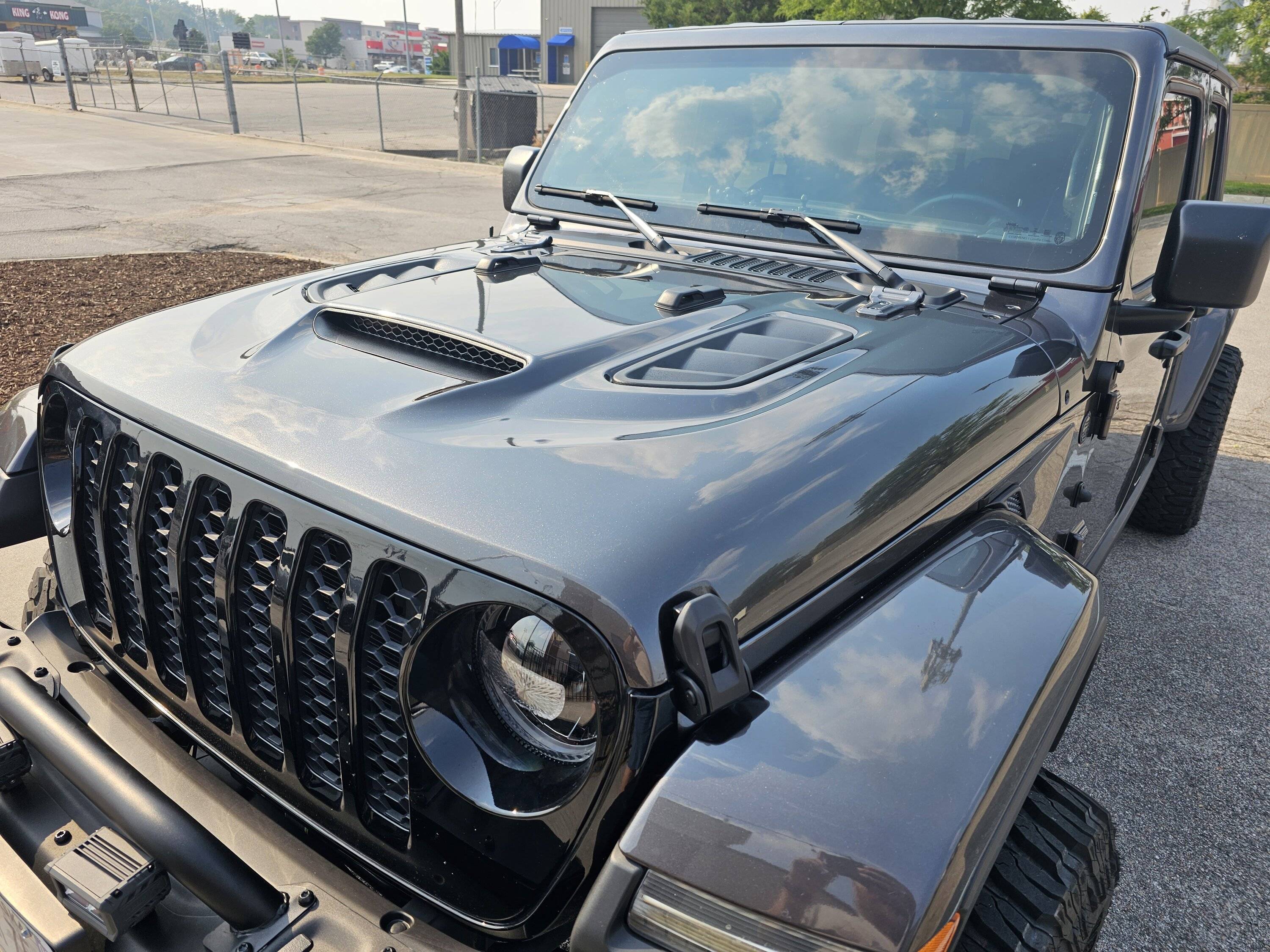Jeep Gladiator Hail - Hail -Rock and Roll! I need a new hood - Choosing a hood replacement. 20230625_171733