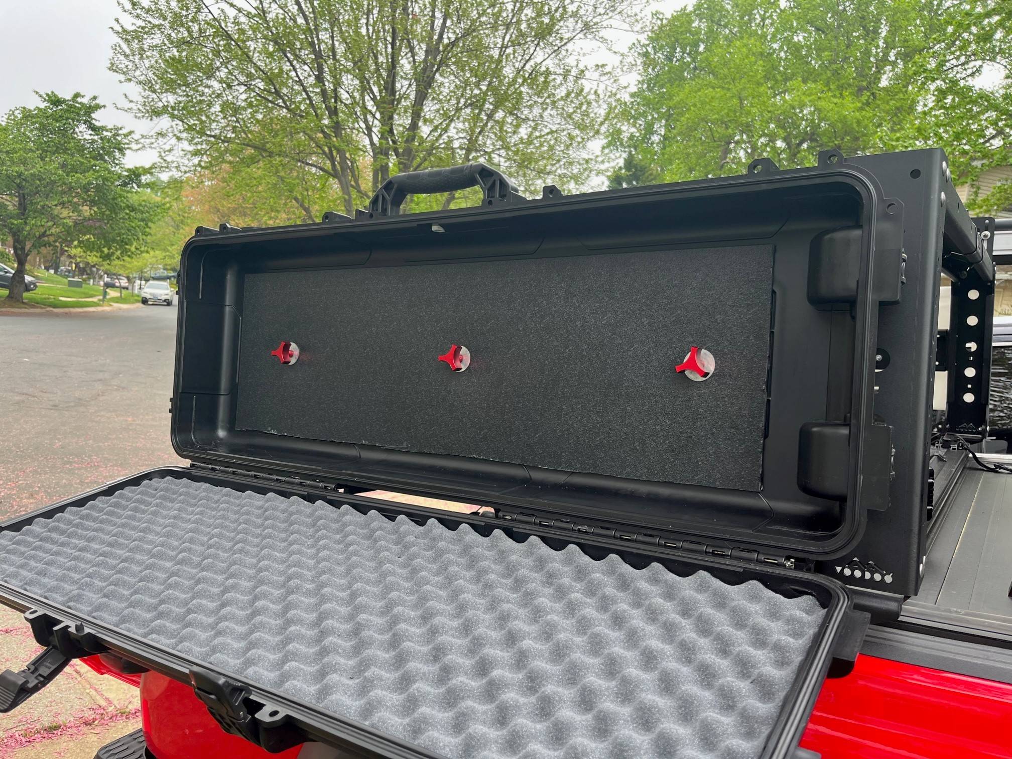 Jeep Gladiator Overland rack storage boxes case 1