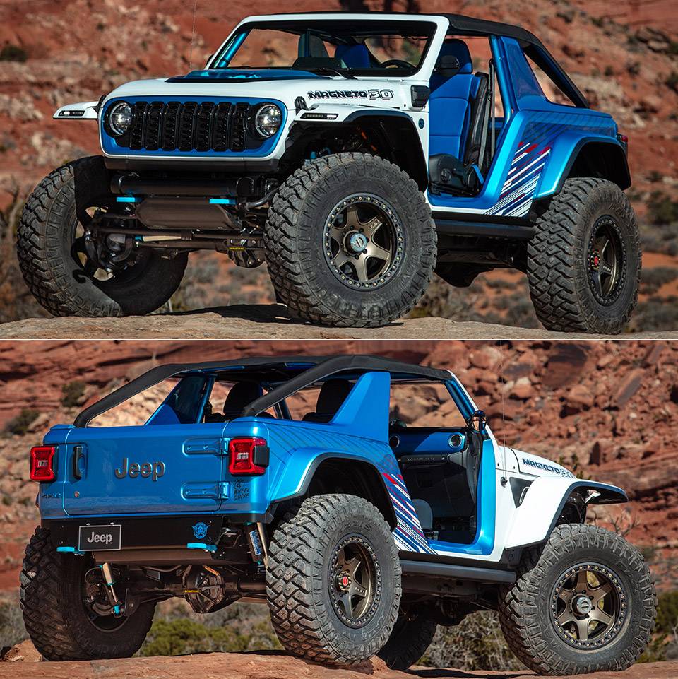 Jeep Gladiator Jeep planning on offering a BEV Wrangler for the 2027 MY jeep-magneto-3-concept