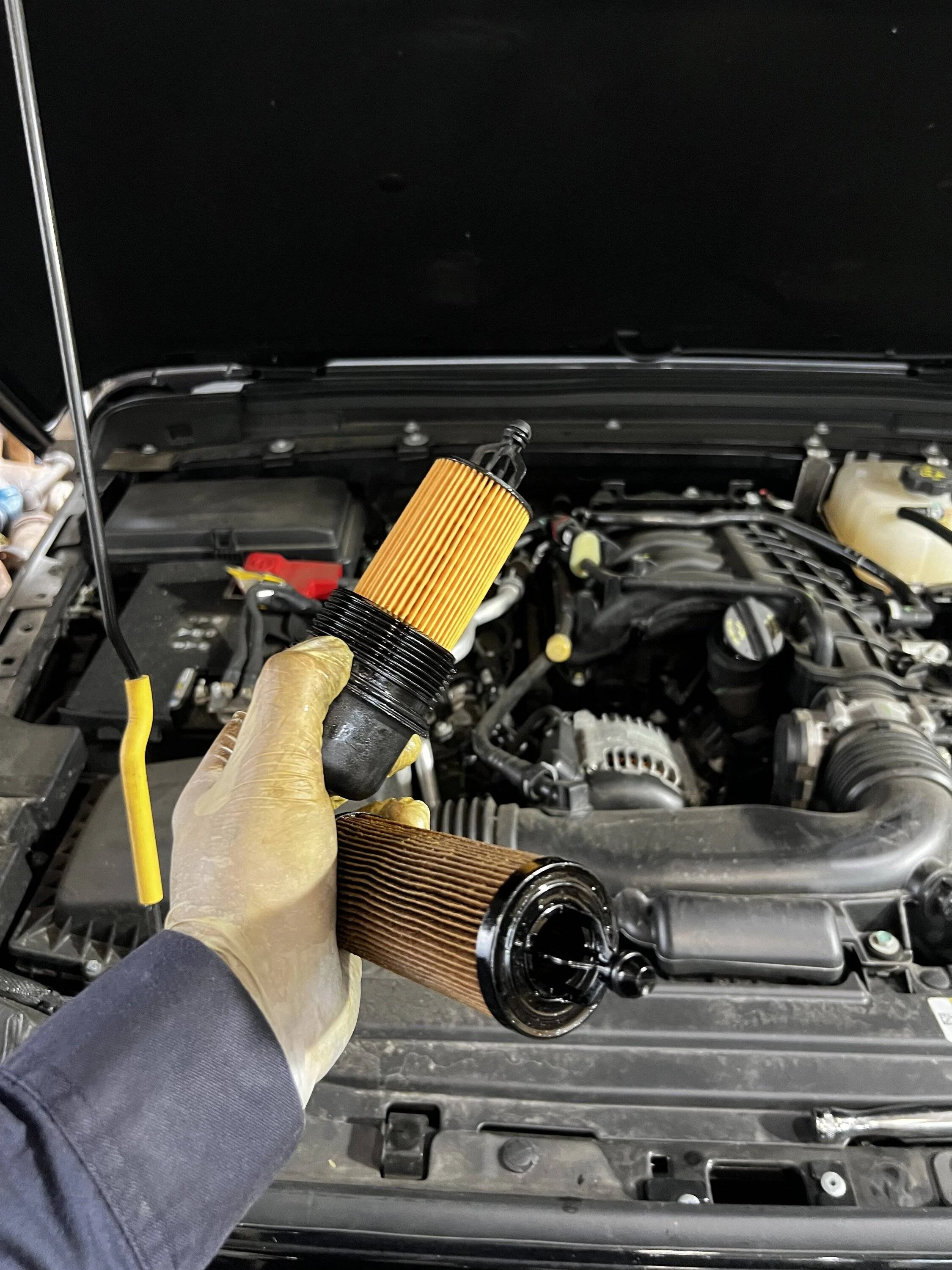 Jeep Gladiator Stellantis: "Unfortunately last documented oil change was over a year ago, we can't honor your warranty claim." Me: IMG_9096