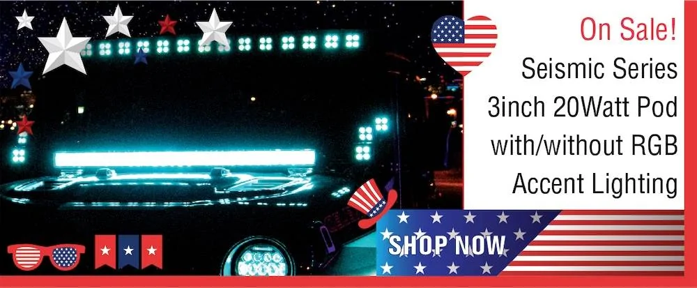 Jeep Gladiator Quake LED's Love It Or Leave It 15% OFF Independence Day Sale Is Live NOW!!!! Cubes JEEEP