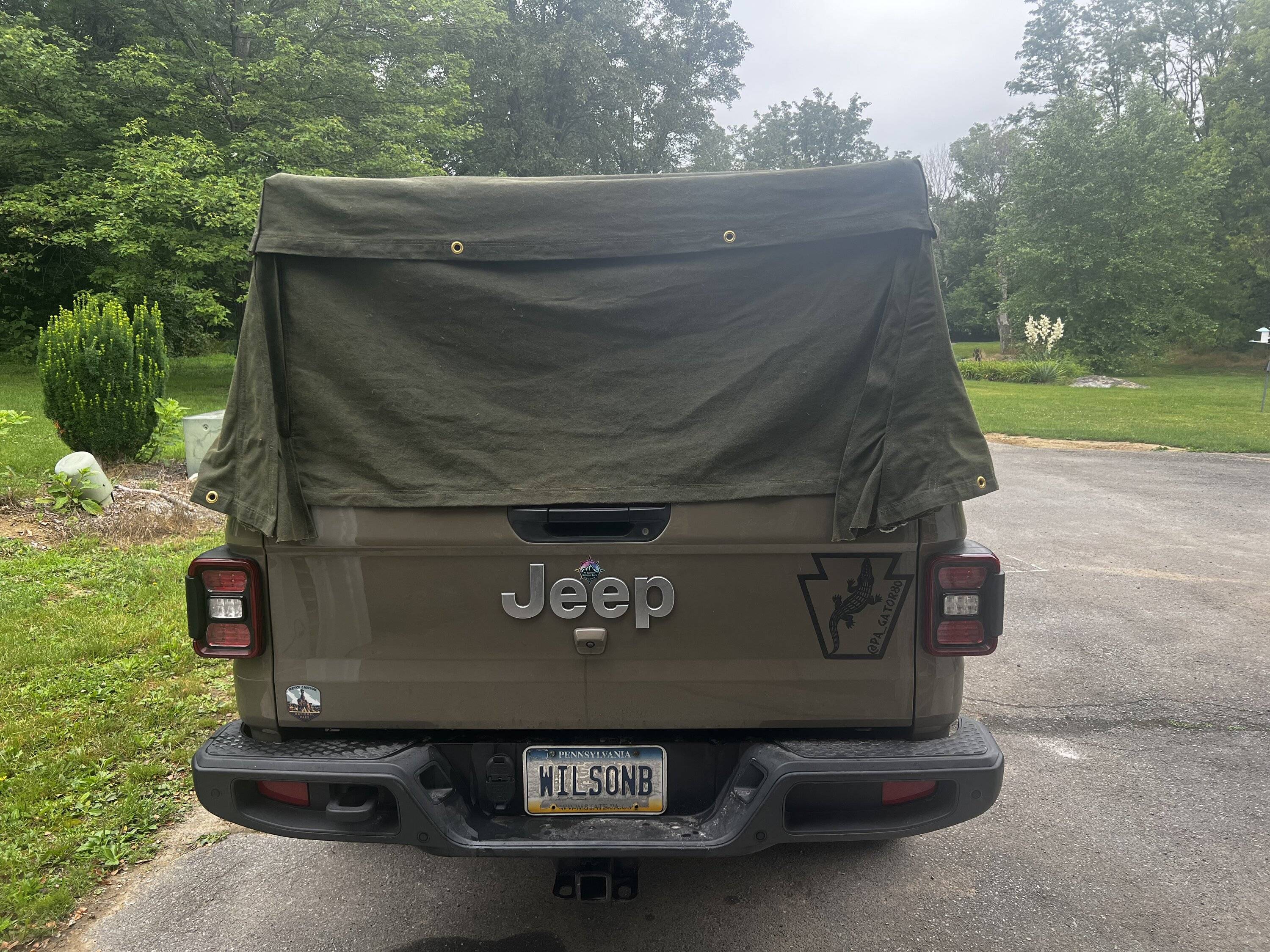 Jeep Gladiator In side rack topper project IMG_7222
