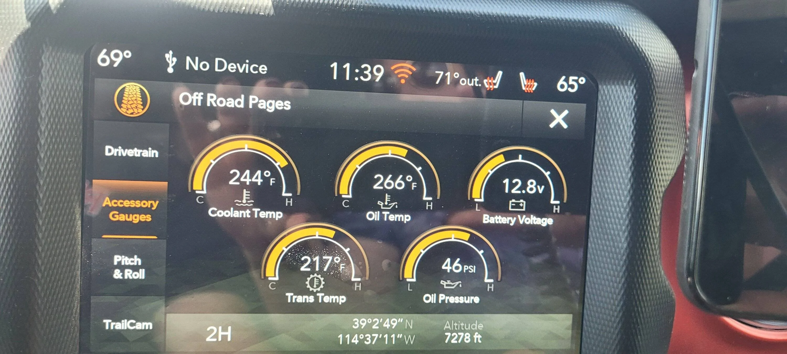 Jeep Gladiator Ecodiesel power derating as temps rise? 20230630_123912