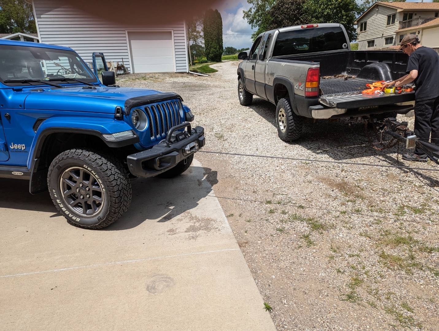 Jeep Gladiator Winch will not spool out under power PXL_20230625_192217121