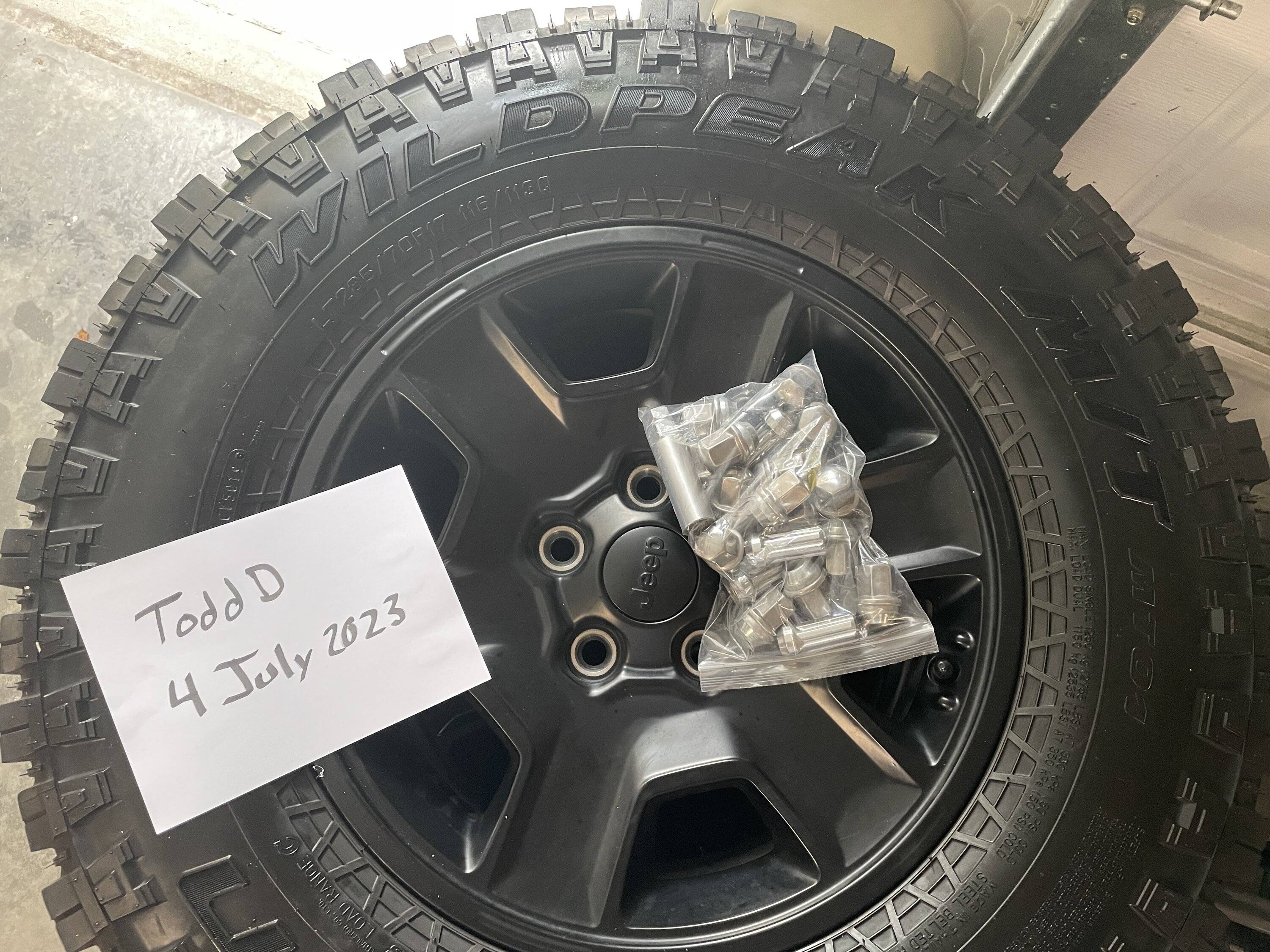 Jeep Gladiator **Price Reduction - OEM Wheels & Falken Wildpeak M/T01 285/70R17 - $800 OBO image_6487327 (1).JPG