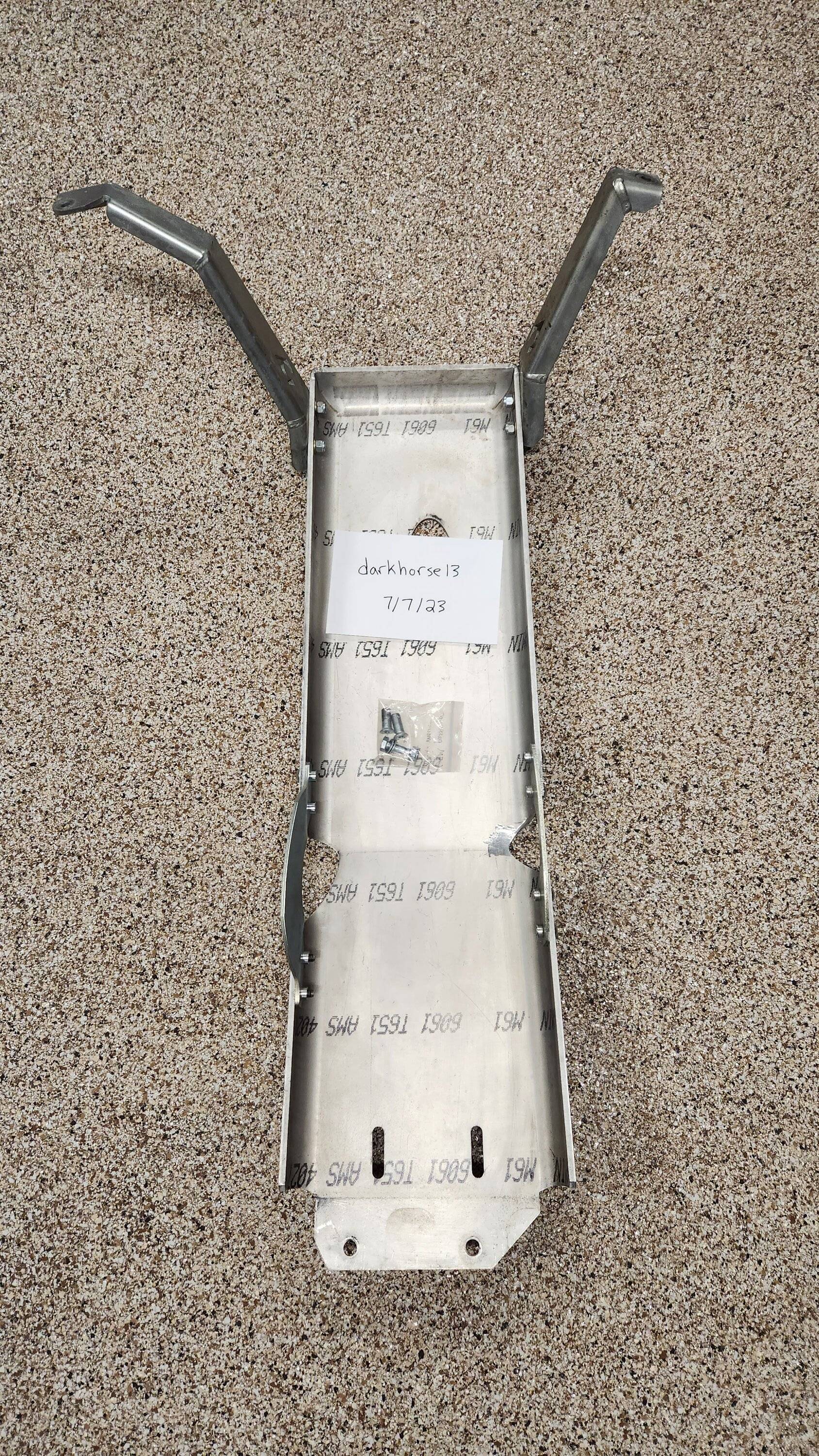 Jeep Gladiator Artec Oil Skid Plate Aluminum 3.6L 20230707_151744