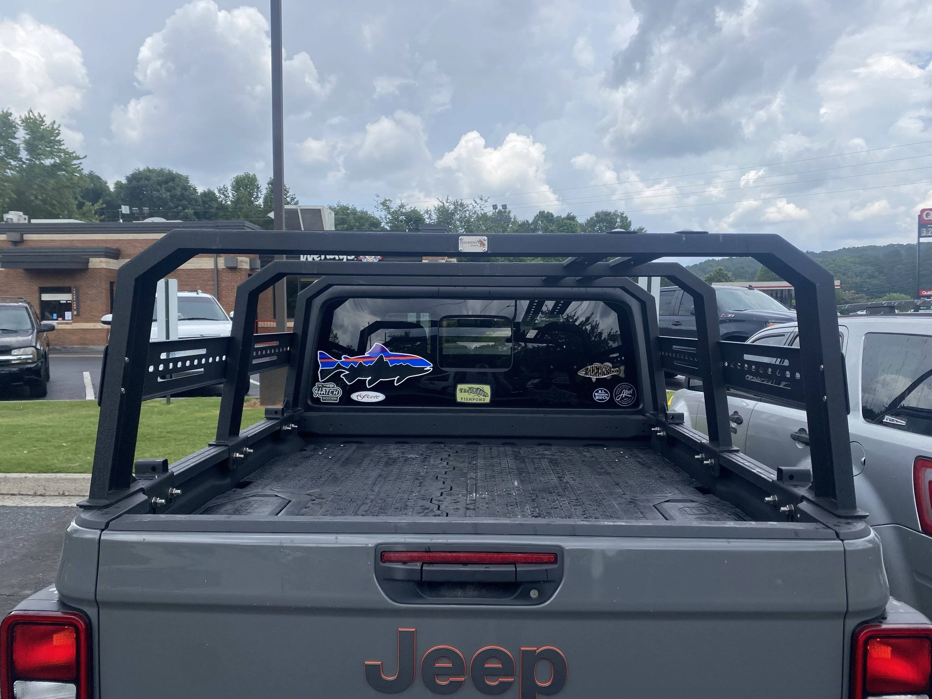 Jeep Gladiator Fishbone Off-road full tackle rack IMG_2183