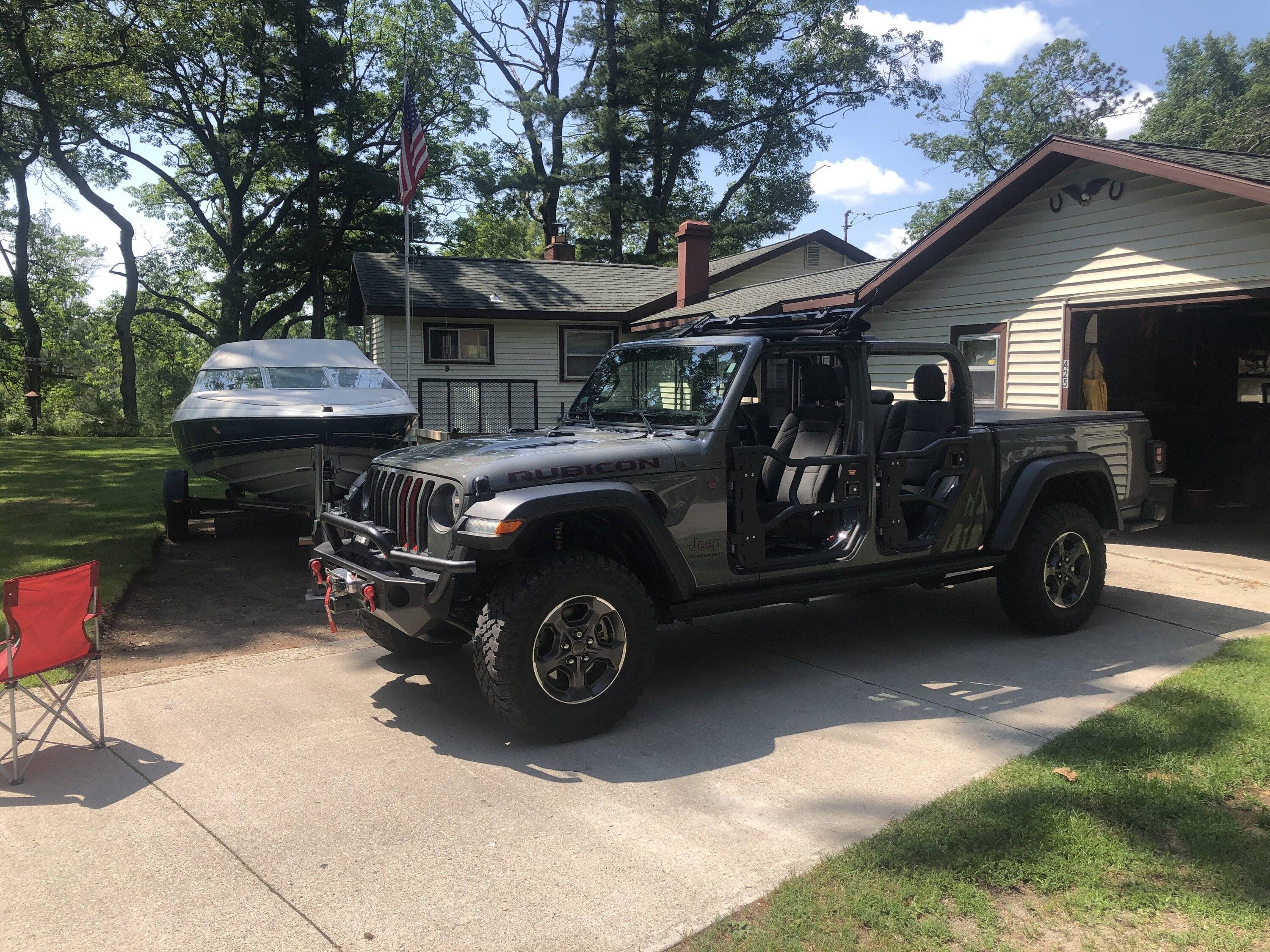 Jeep Gladiator Pics with tube doors -- post yours image