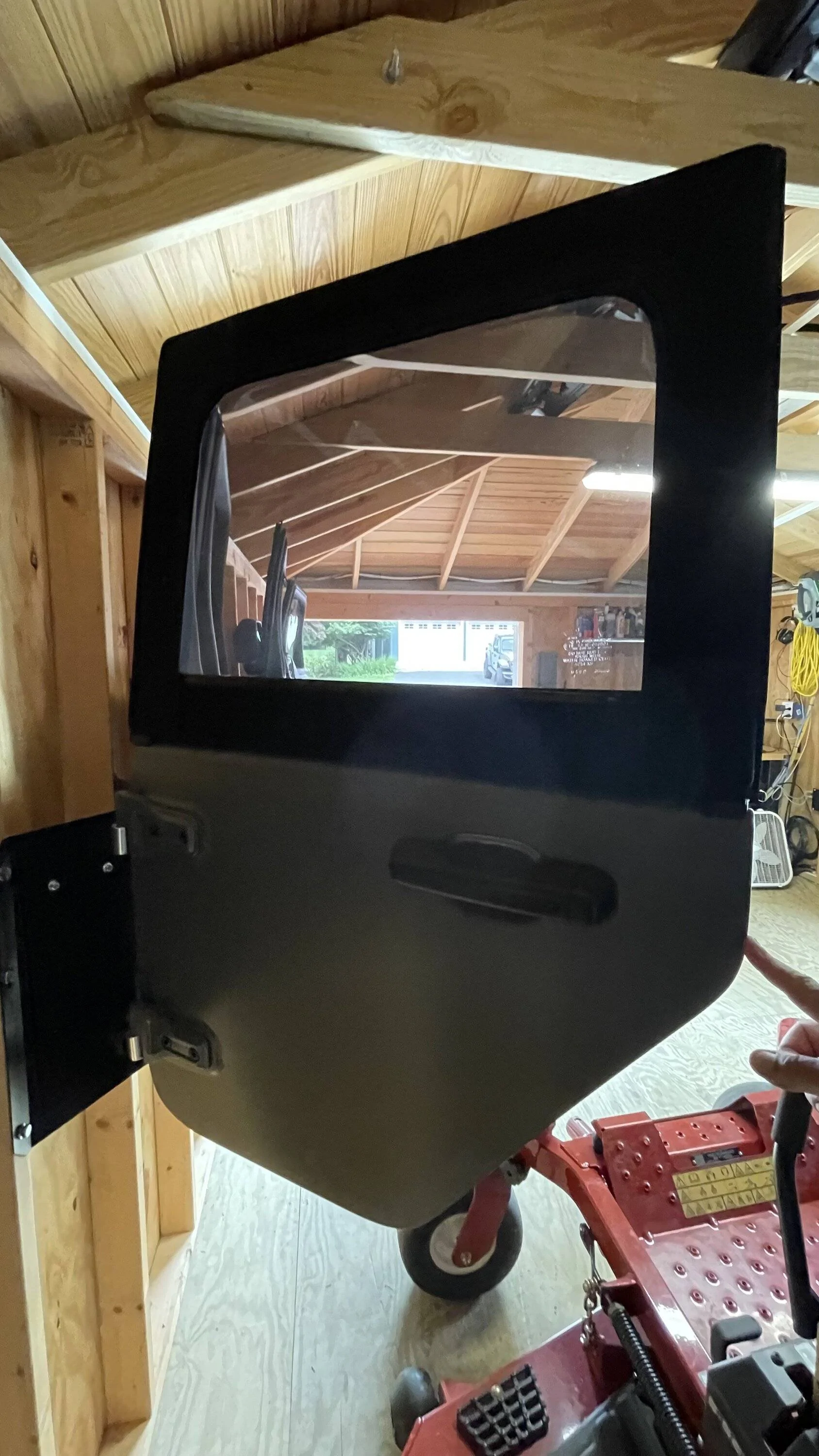 Jeep Gladiator Sting Gray Half Doors wrapped in Stealth Satin Xpel PPF for Sale IMG_2946