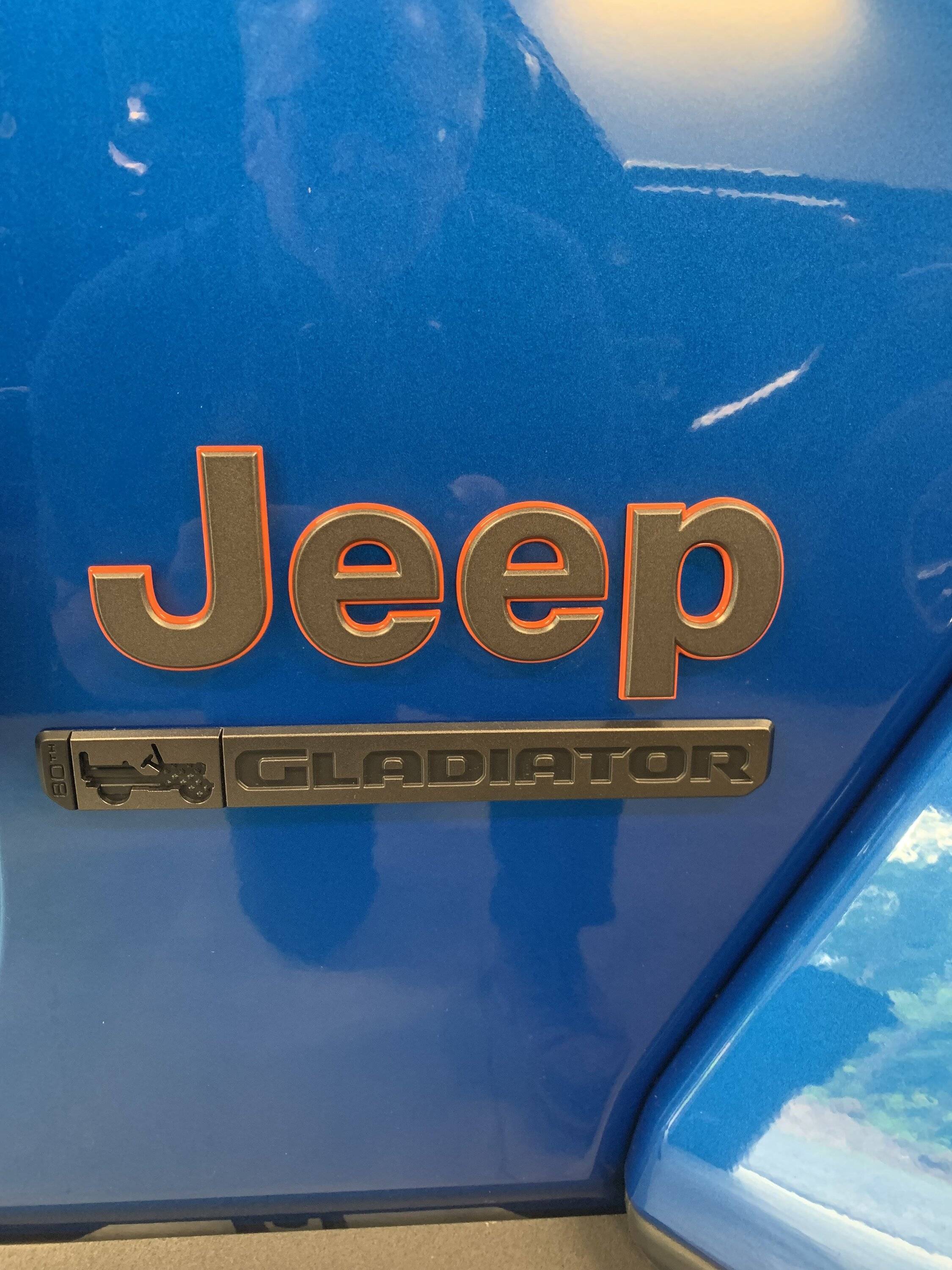 Jeep Gladiator Picking up my 80th Anniversary Today IMG_1769