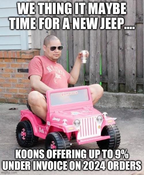 Jeep Gladiator Koons: Up to 9% Below Invoice on Wranglers 0