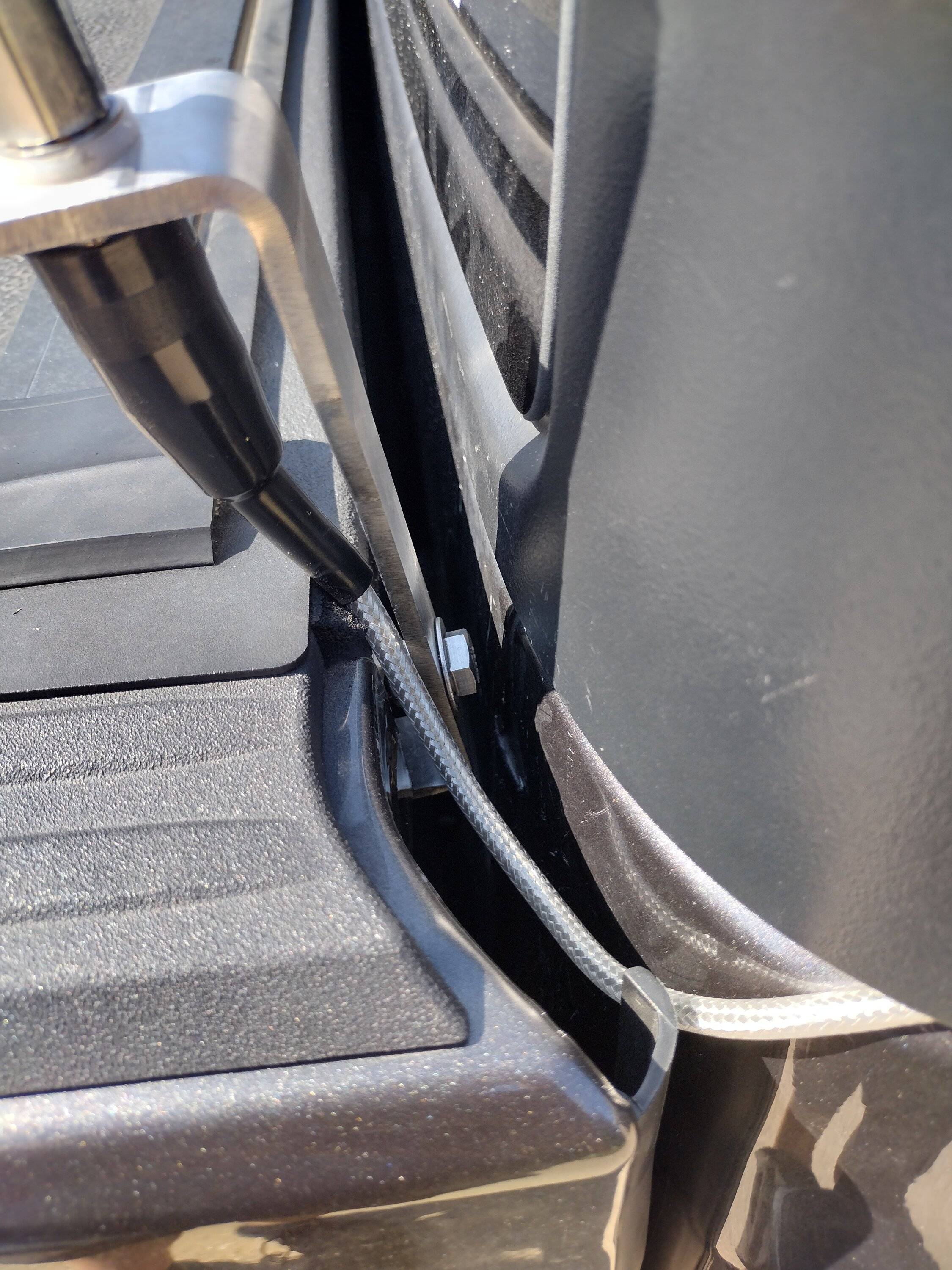 Jeep Gladiator CB radio and antenna mount IMG_20230712_172725555_HDR