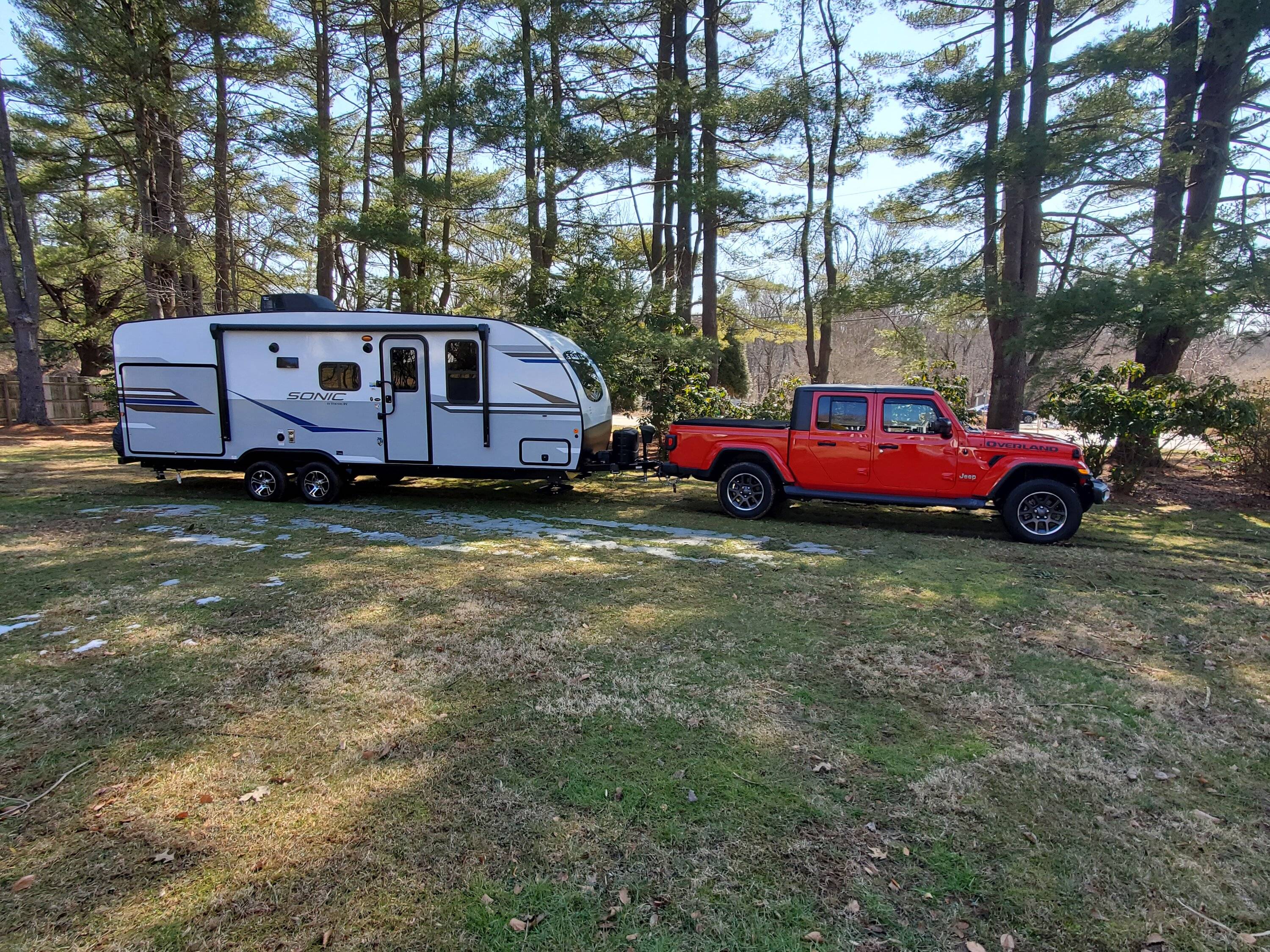 Jeep Gladiator We bought a camper! (Towing question/help please!!!) Front Yard Pic