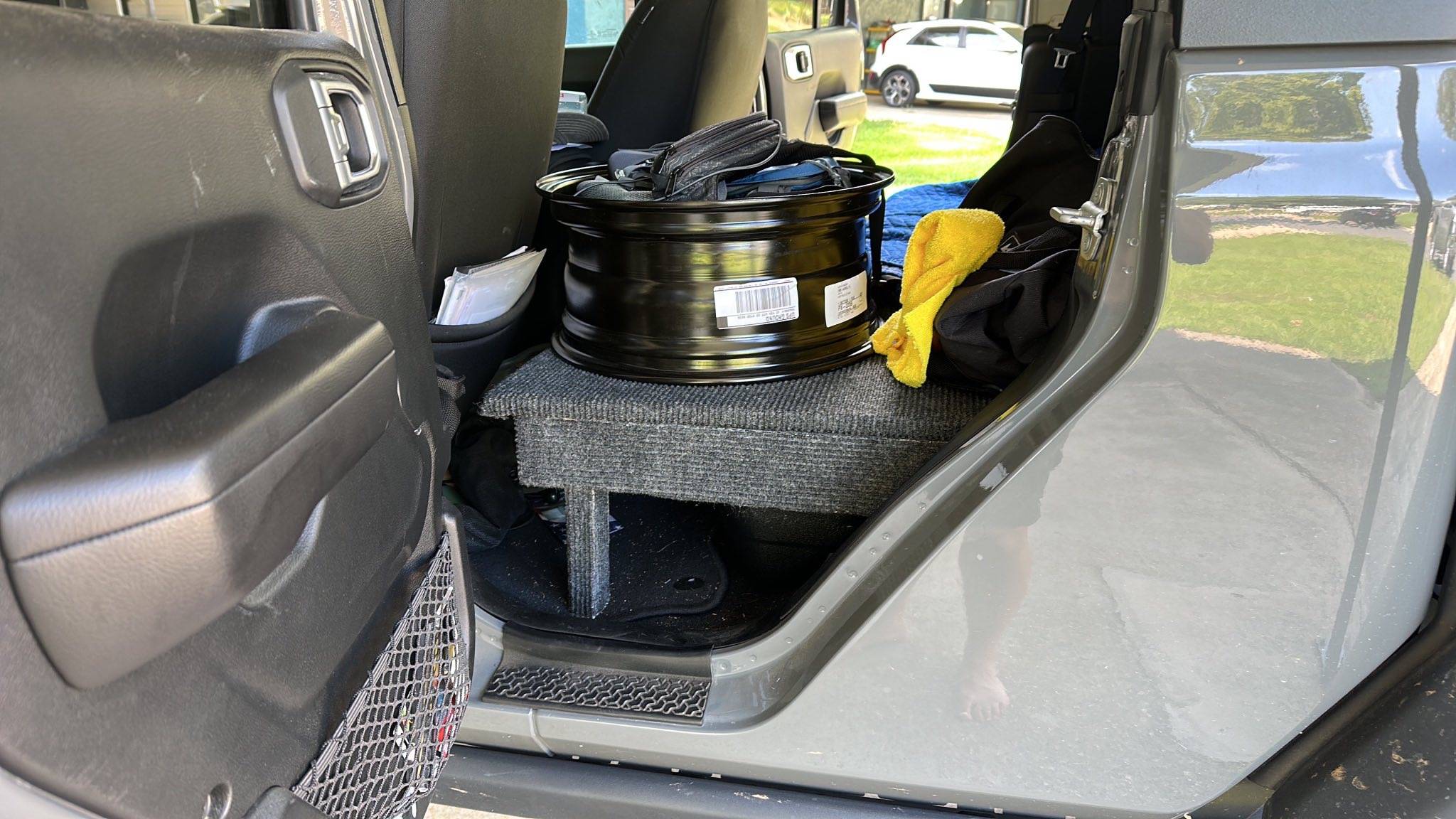 Jeep Gladiator Rear Seat Platform (After Rear Seat Removal - Rear Seat Delete) IMG_0255