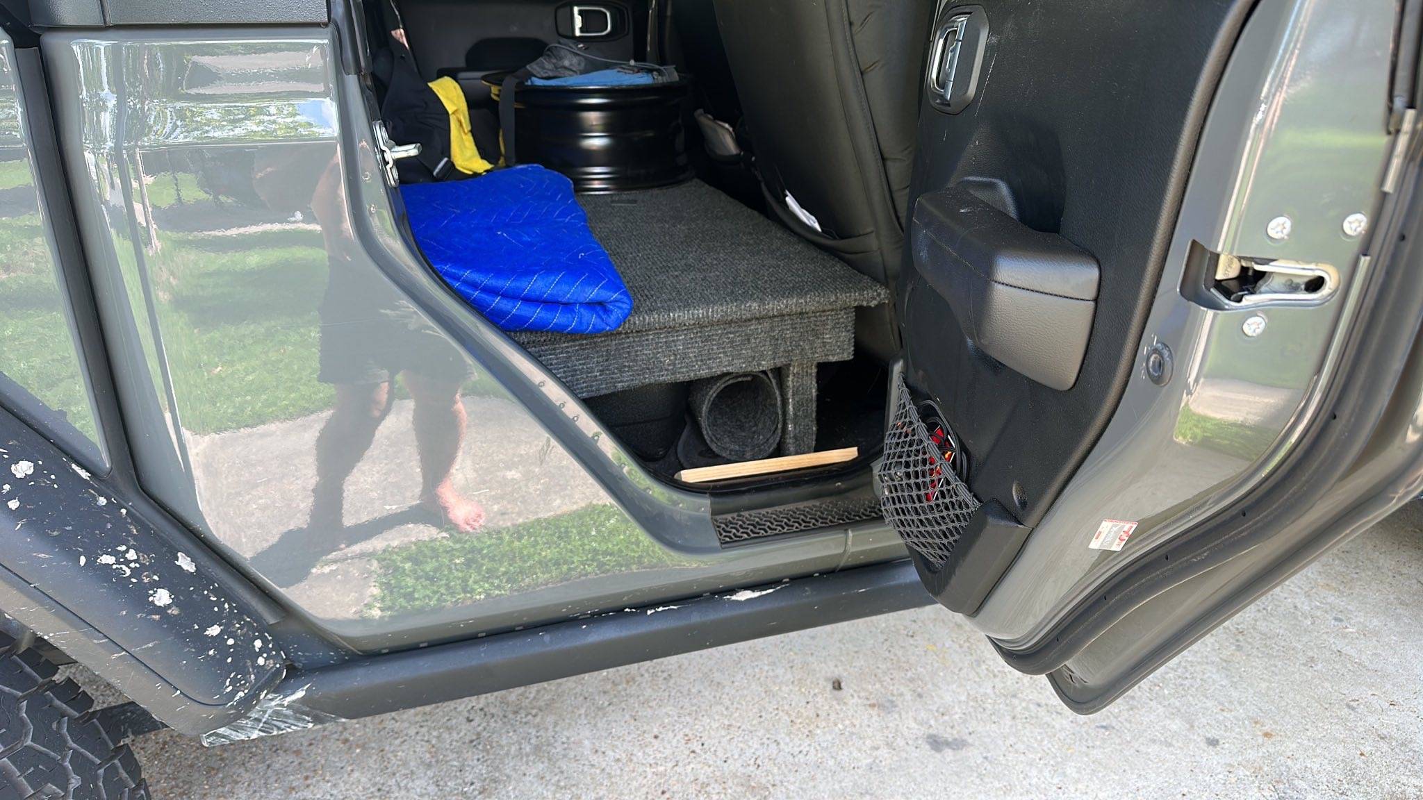 Jeep Gladiator Rear Seat Platform (After Rear Seat Removal - Rear Seat Delete) IMG_0256