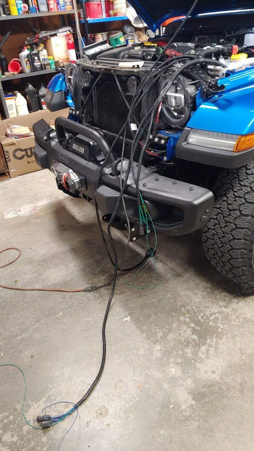 Jeep Gladiator Mount a fisher snowplow to a 2023 gladiator rubicon? 20221022_113423
