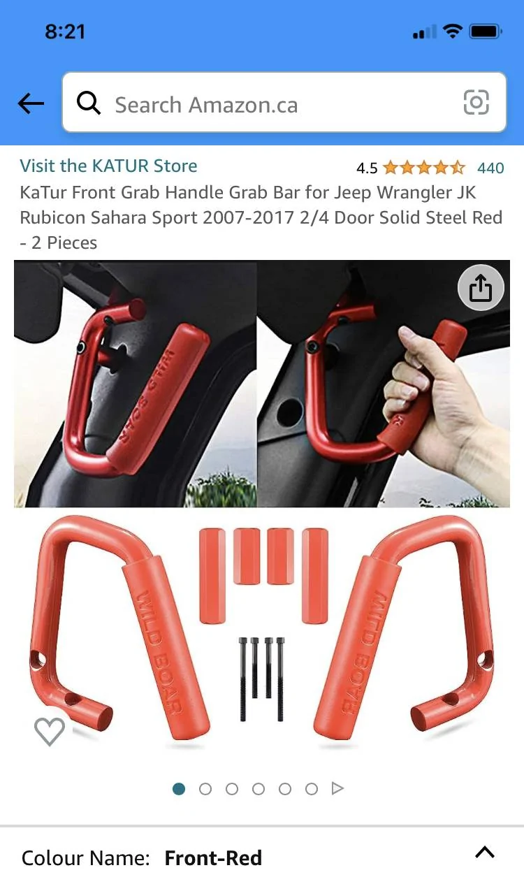 Jeep Gladiator Grab handle, delete - Justinswidebody- 3d printing IMG_6055