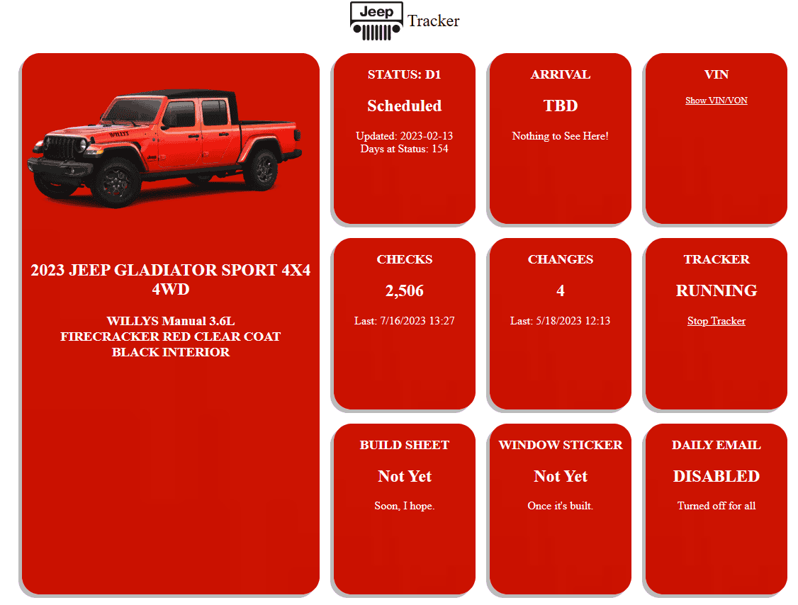 Jeep Gladiator What does "Sequenced for Production" mean? 1689606433242