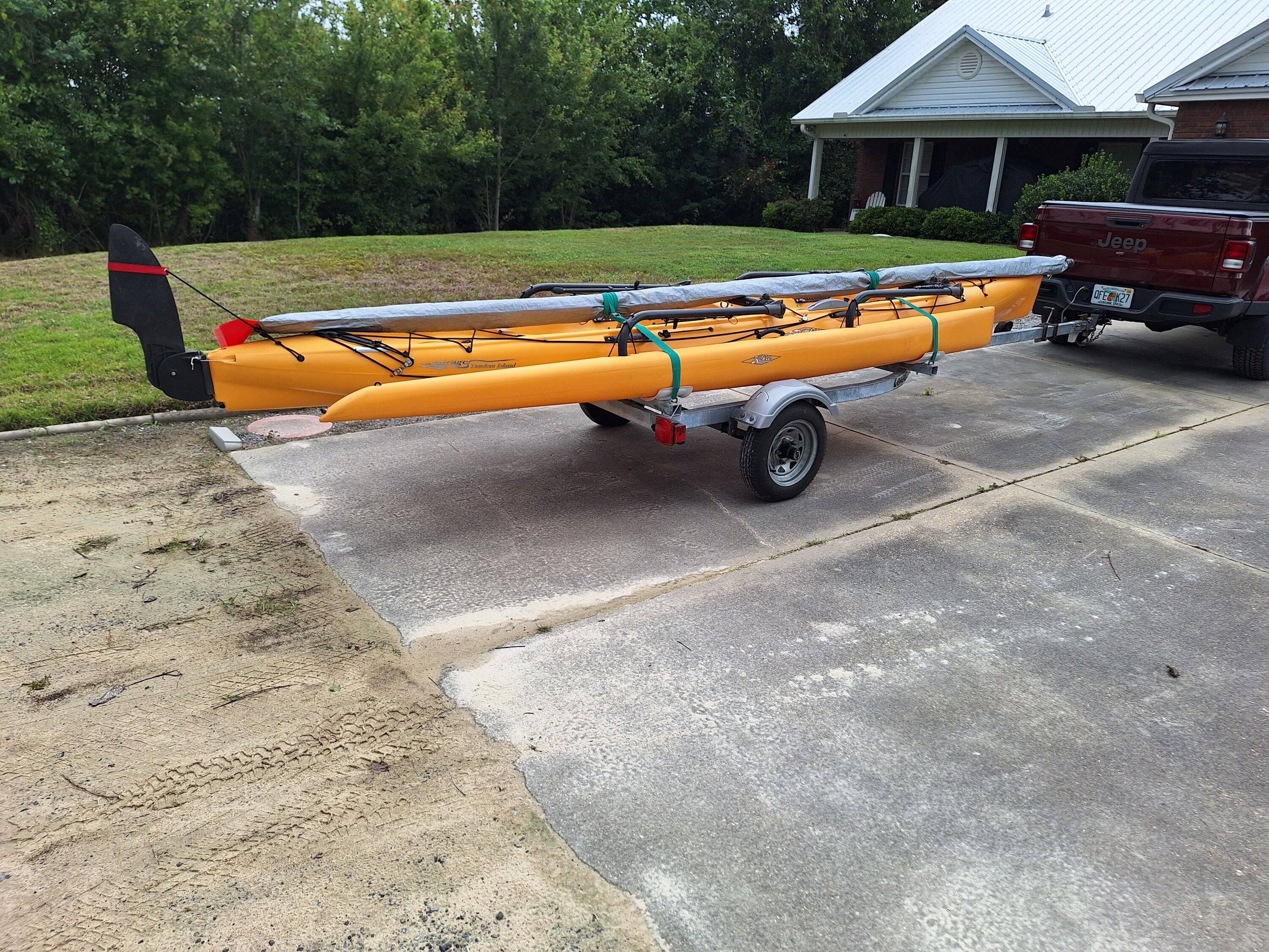 Jeep Gladiator How do you guys carry your kayaks? 20230617_153800